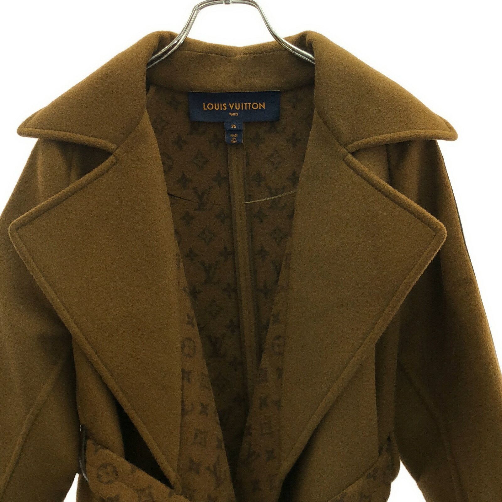 Louis Vuitton Louis Vuitton Louis Vuitton FNCO10QWE Wool Coat Others Outerwear FNCO10QWE Size ONE SIZE - 3 Thumbnail