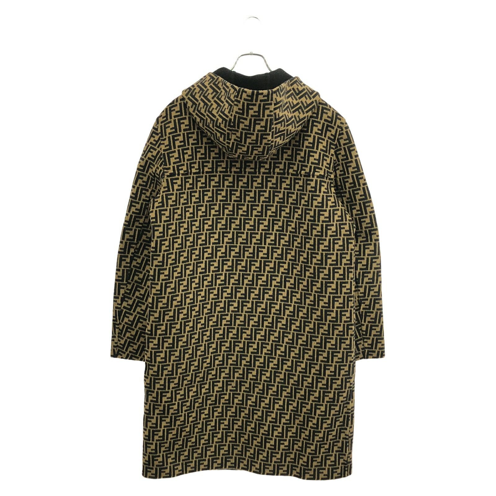 Fendi Fendi Fendi FF0249 A4LJ Wool Coat Leather Outerwear FF0249 A4LJ Size ONE SIZE - 2 Thumbnail