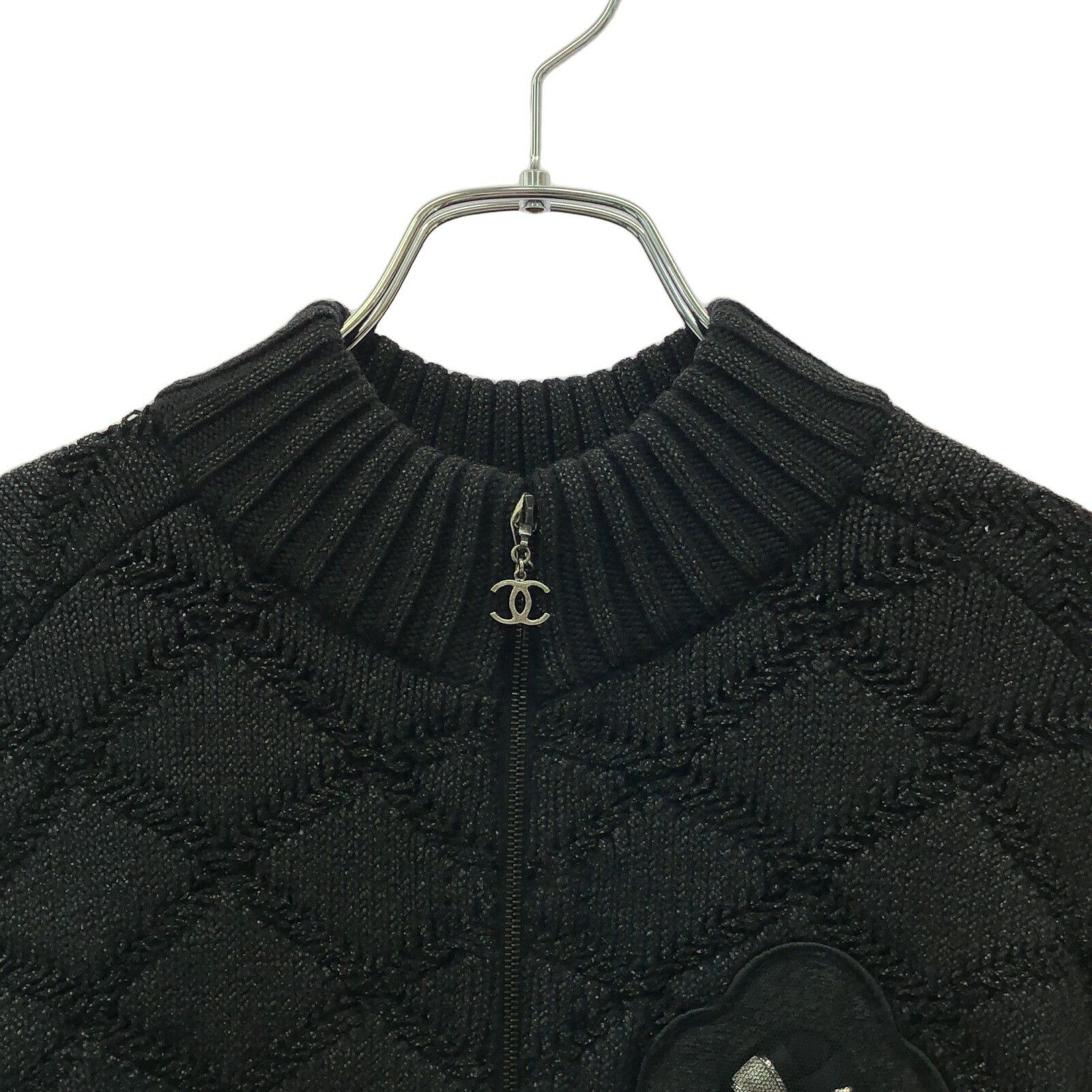 Chanel Chanel Chanel Jacket Wool Jacket Leather Outerwear P36588K02286 Size ONE SIZE - 3 Thumbnail