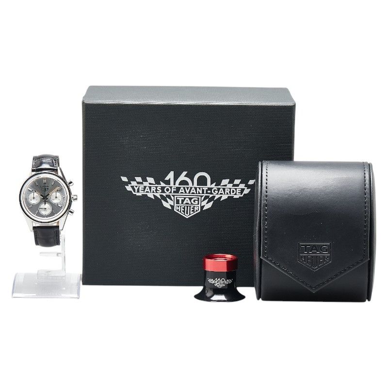 Tag Heuer TAG Heuer TAG Heuer Silver Dial Carrera 160th Anniversary Limited Edition Watch CBK221B.FC6479 Metal Automatic CBK221B.FC6479 Size ONE SIZE - 11 Thumbnail