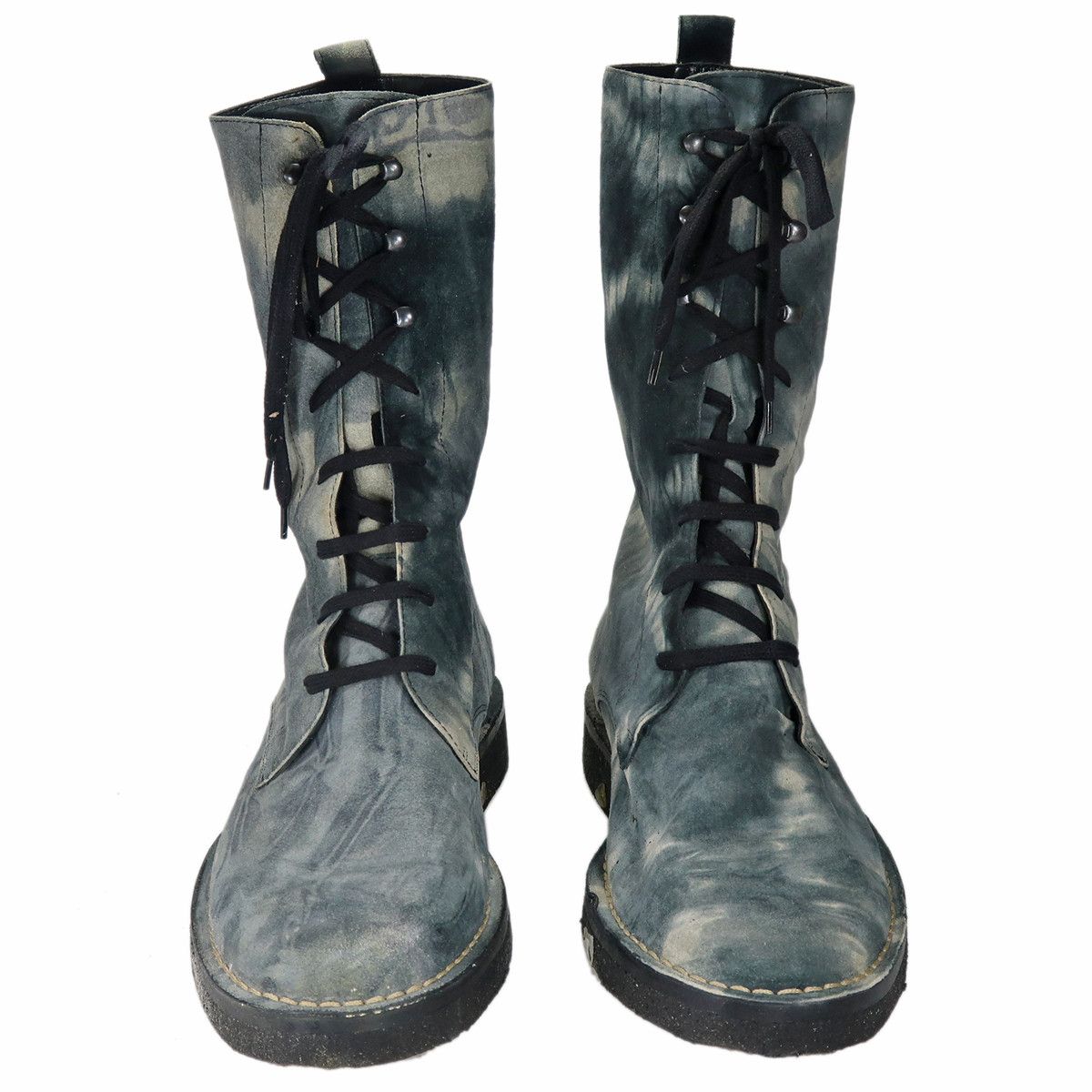 Ann Demeulemeester tie & dye boots Size US 8 / EU 41 - 2 Thumbnail