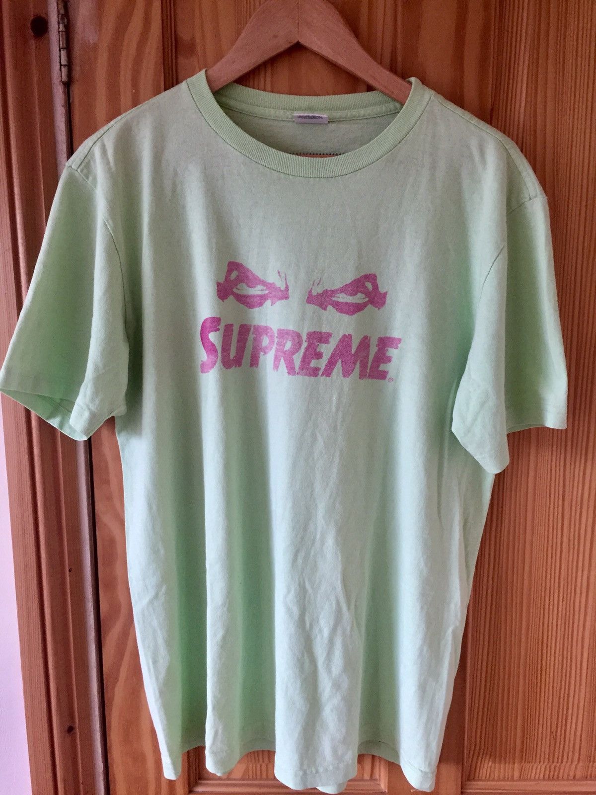 Supreme Supreme Snake Eyes Tshirt lime L 2007 Tee | Grailed