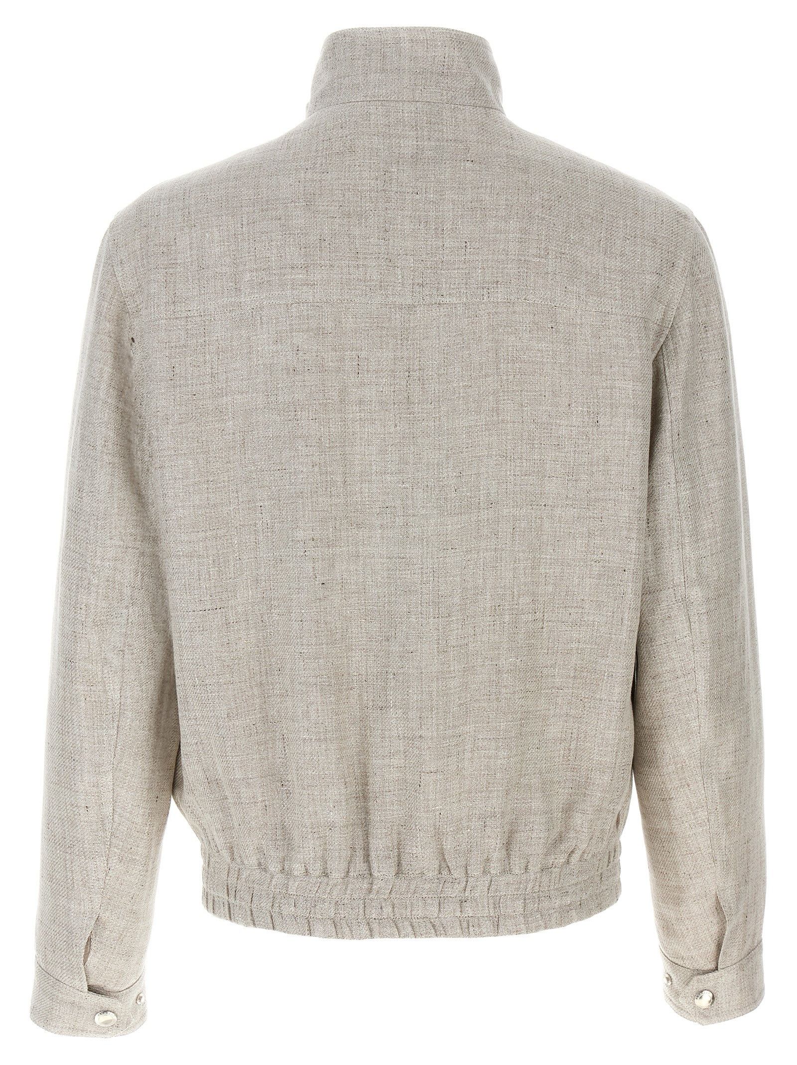 Brunello Cucinelli Diagonal Bomber Jacket Size US M / EU 48-50 / 2 - 2 Thumbnail
