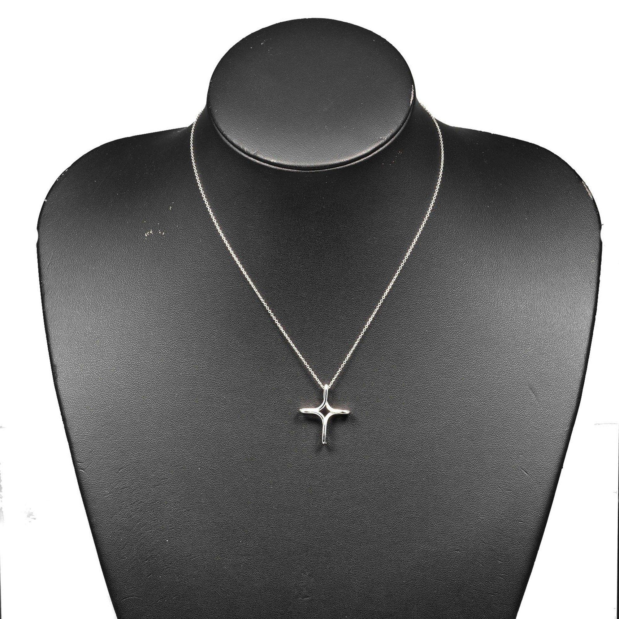 Tiffany & Co. Tiffany & Co. Cross Necklace, 925 Silver, Approx. 3.25g Size ONE SIZE - 2 Thumbnail
