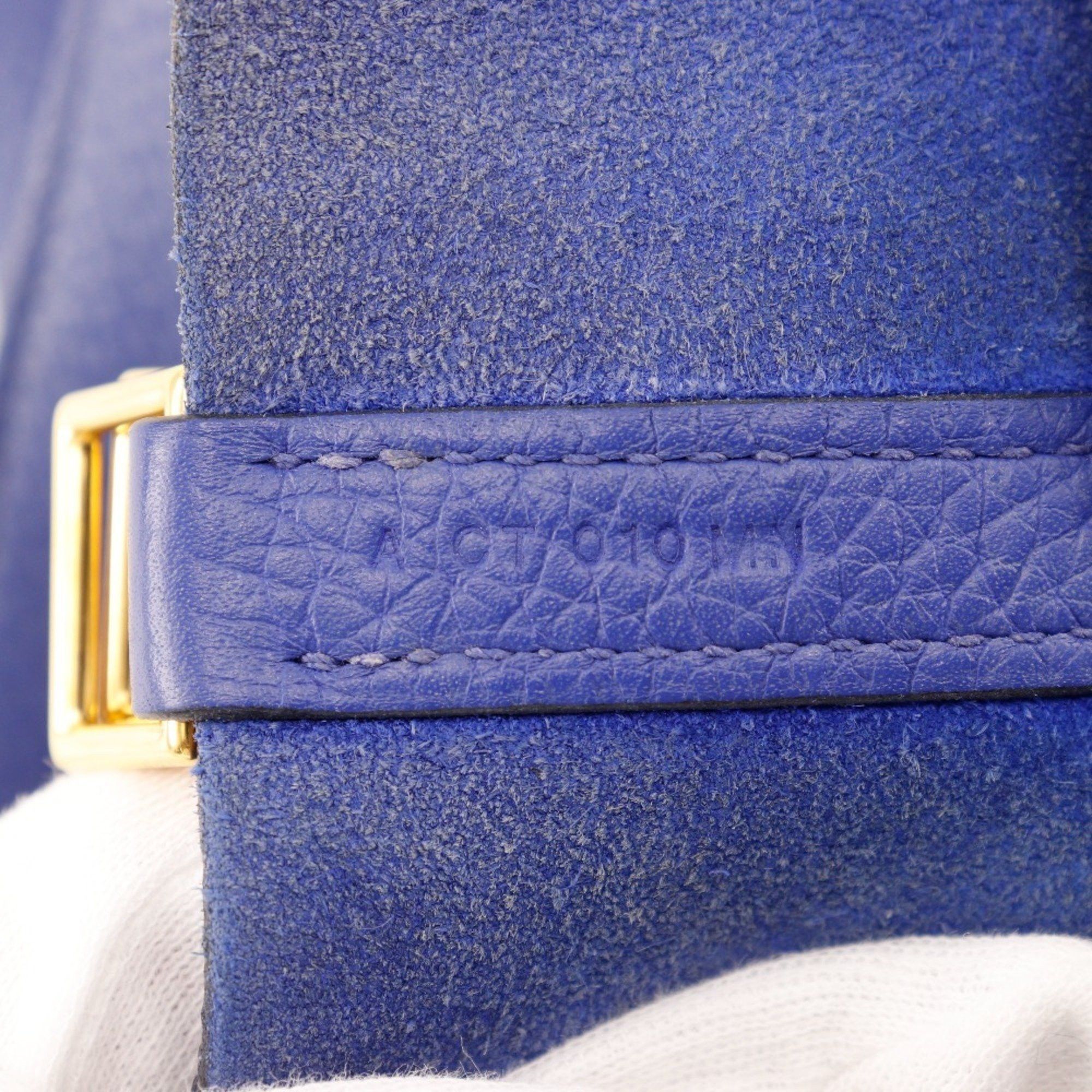 Hermes HERMES Picotin Lock 22 MM Handbag Taurillon Clemence Blue Electric 2017 Blue/A Belt Clasp Lock22 Women's Size ONE SIZE - 17 Thumbnail