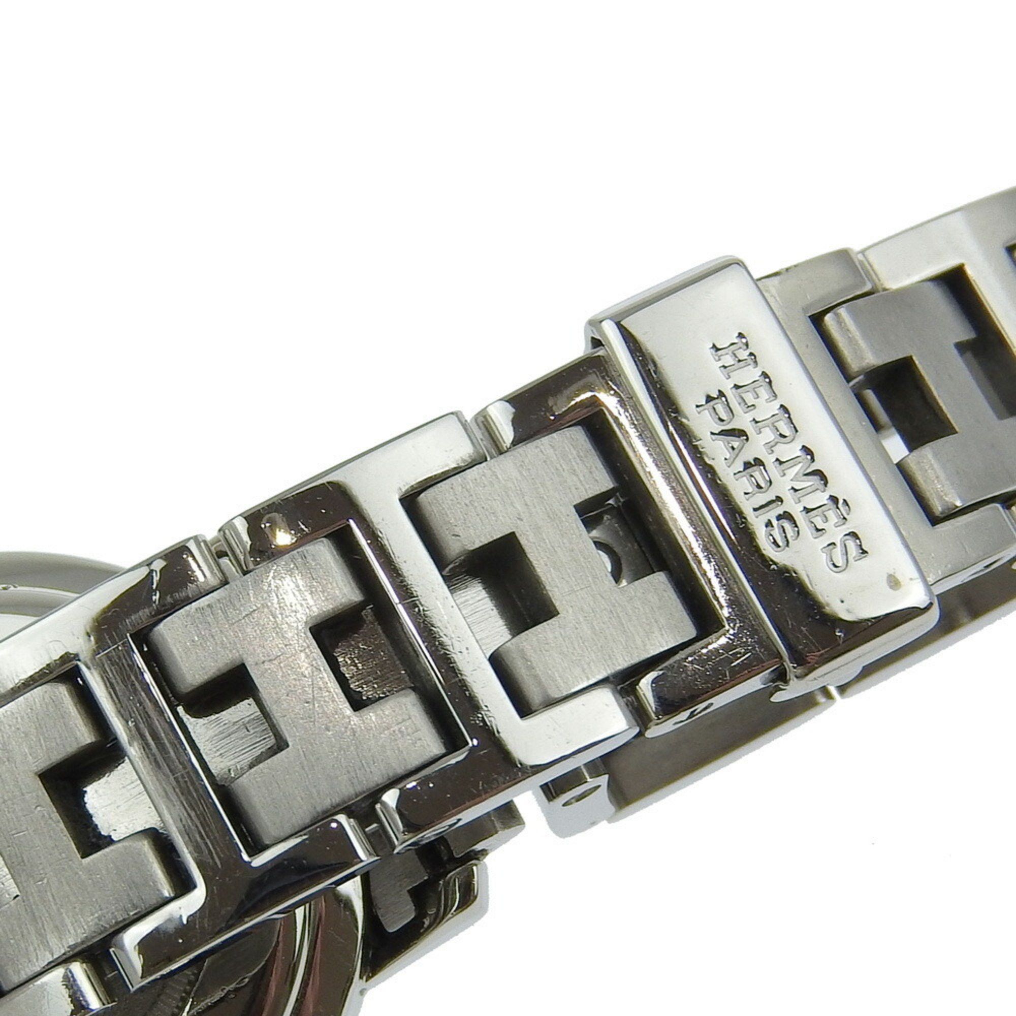 Hermes Hermes Clipper Watch CL4.210 Stainless Steel Quartz Analog Display White Dial Women's S212224805 Size ONE SIZE - 6 Thumbnail
