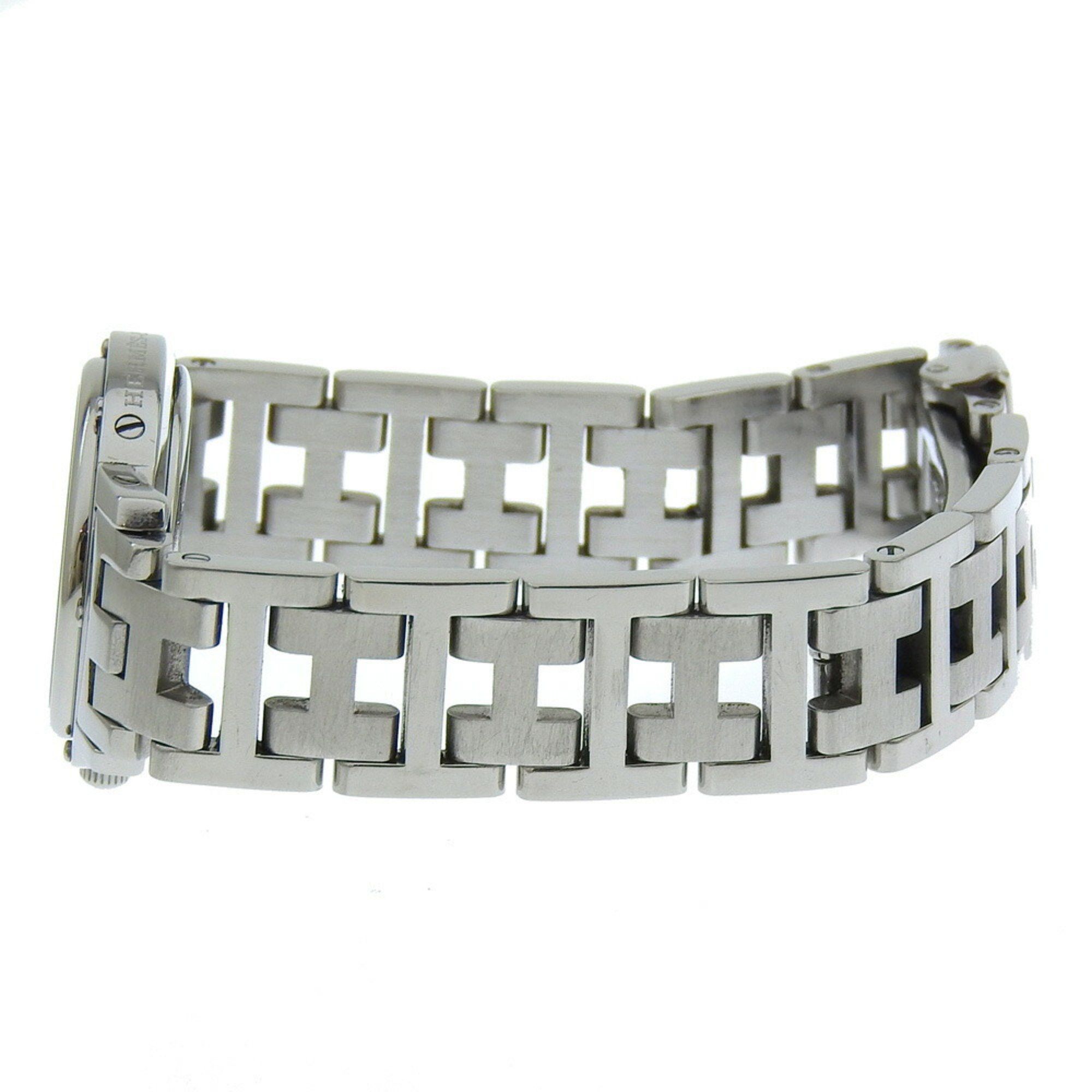 Hermes Hermes Clipper Watch CL4.210 Stainless Steel Quartz Analog Display White Dial Women's S212224805 Size ONE SIZE - 4 Thumbnail