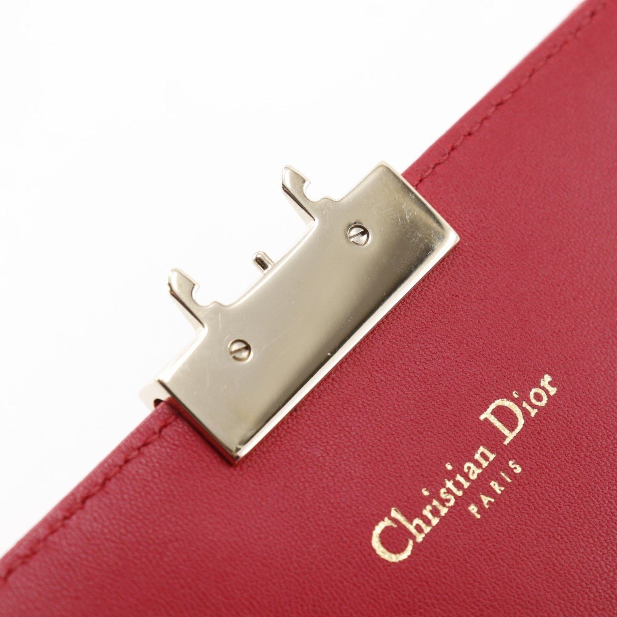 Dior Christian Dior Chain Shoulder Bag Cannage Clutch S0252OTRI M79D Lambskin Red/Pink 2way Flap ChainShoulder Women's T131825677 Size ONE SIZE - 13 Thumbnail