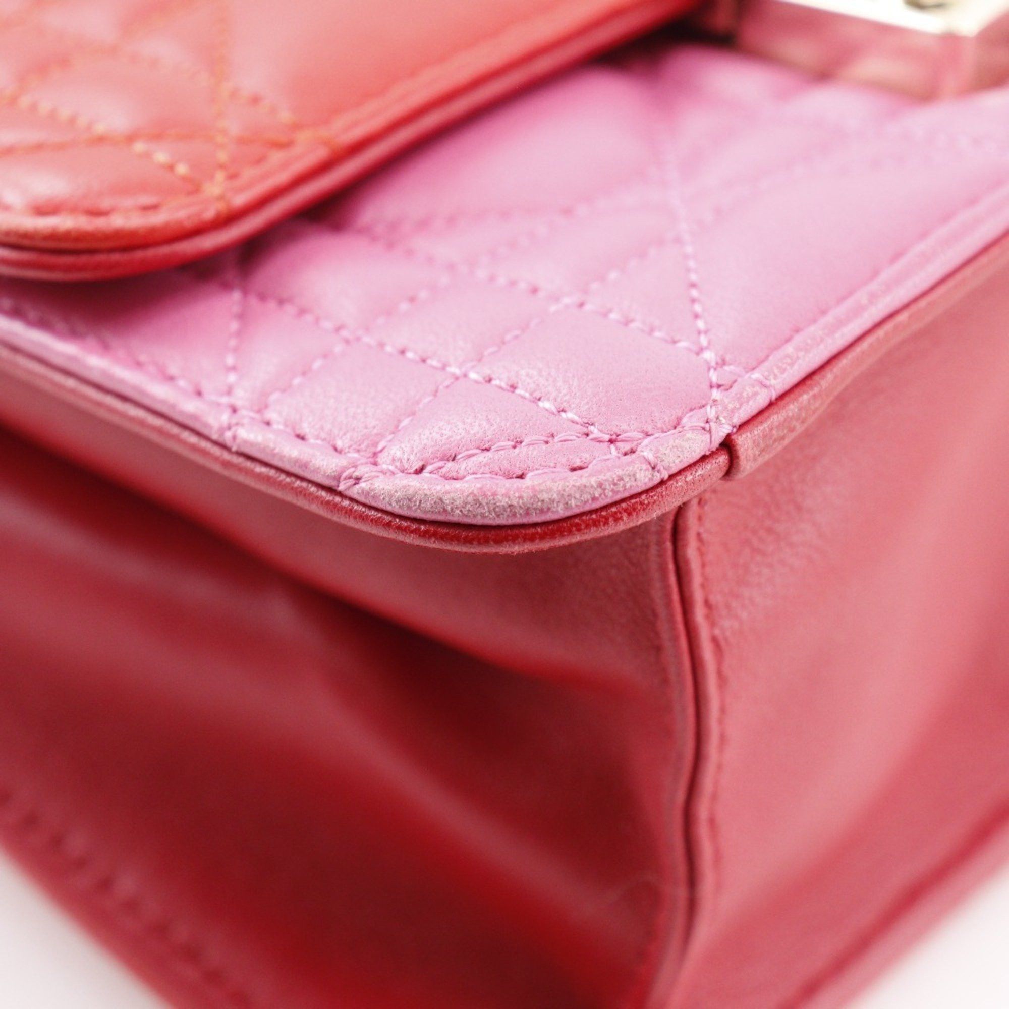 Dior Christian Dior Chain Shoulder Bag Cannage Clutch S0252OTRI M79D Lambskin Red/Pink 2way Flap ChainShoulder Women's T131825677 Size ONE SIZE - 7 Thumbnail
