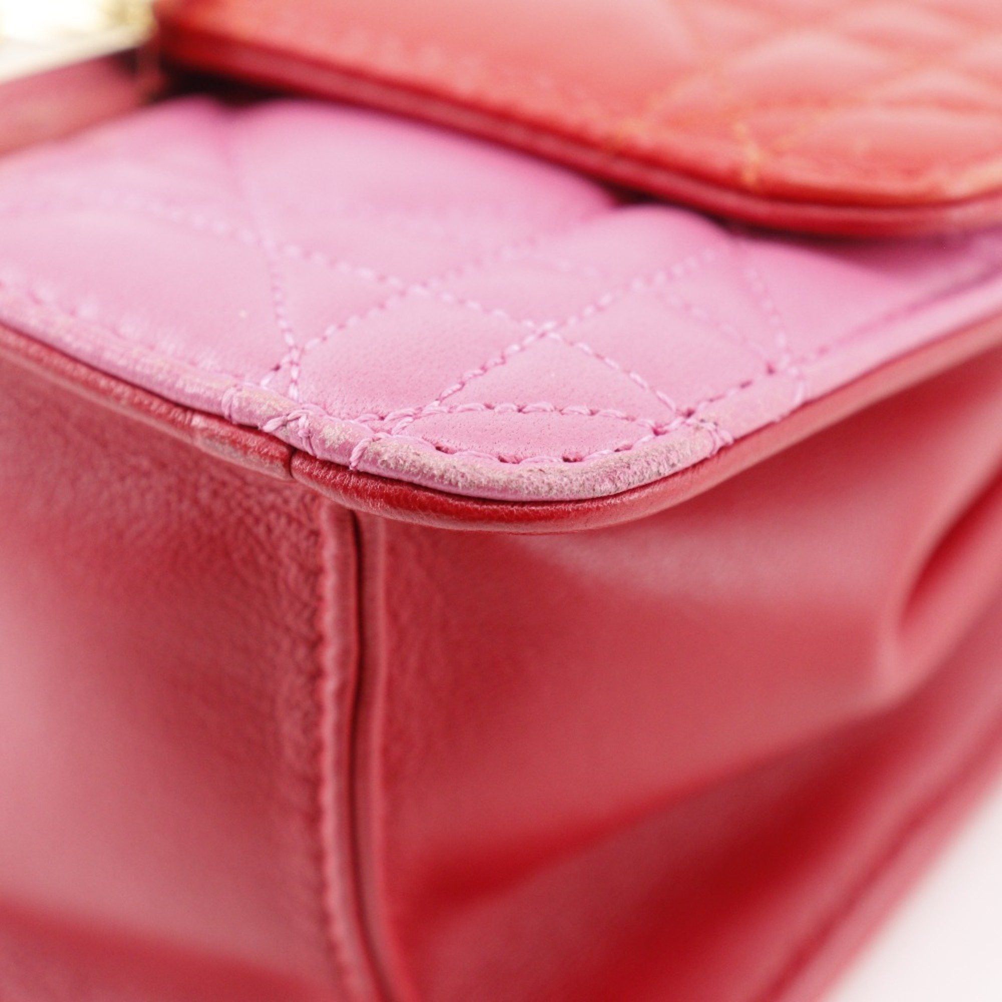 Dior Christian Dior Chain Shoulder Bag Cannage Clutch S0252OTRI M79D Lambskin Red/Pink 2way Flap ChainShoulder Women's T131825677 Size ONE SIZE - 6 Thumbnail