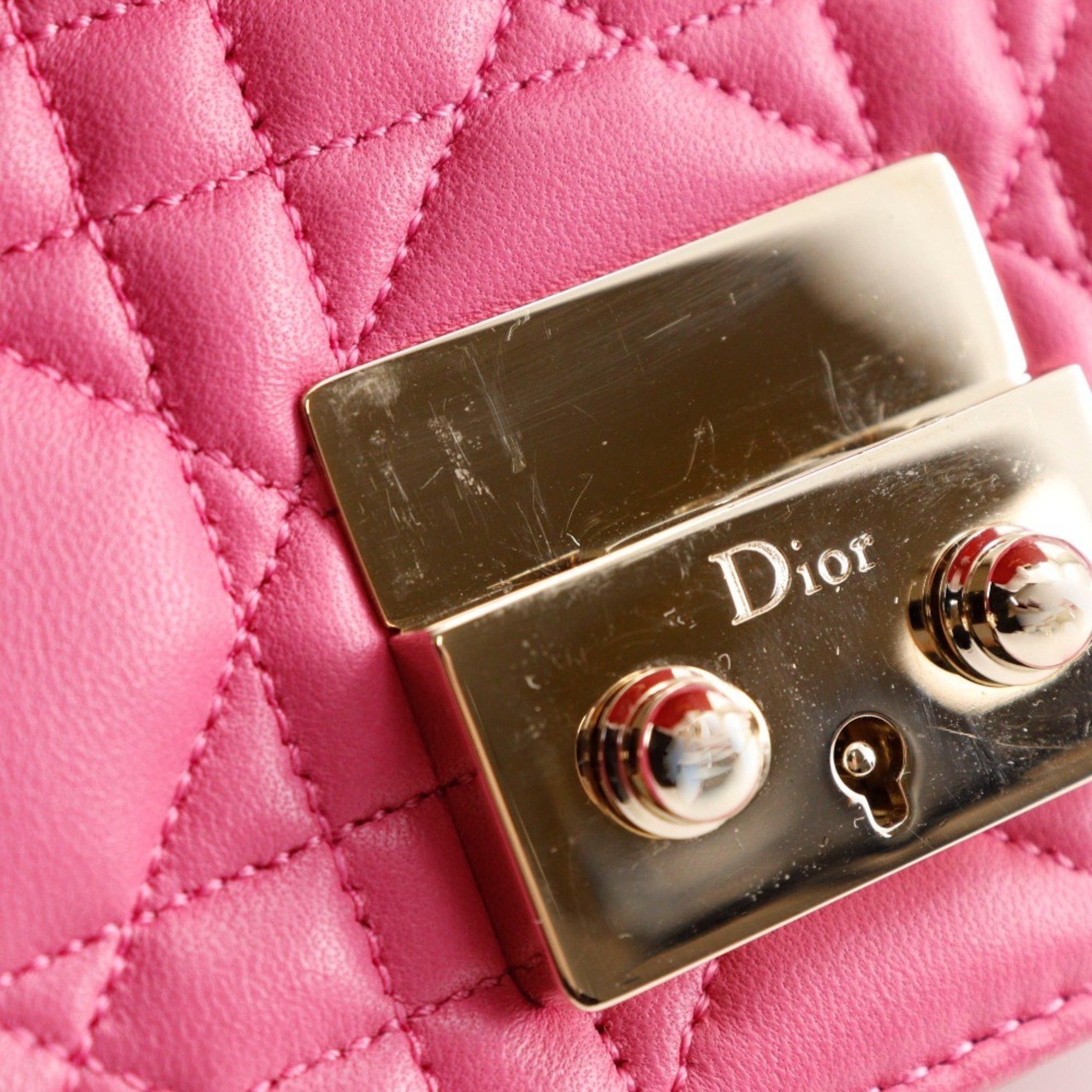 Dior Christian Dior Chain Shoulder Bag Cannage Clutch S0252OTRI M79D Lambskin Red/Pink 2way Flap ChainShoulder Women's T131825677 Size ONE SIZE - 12 Thumbnail
