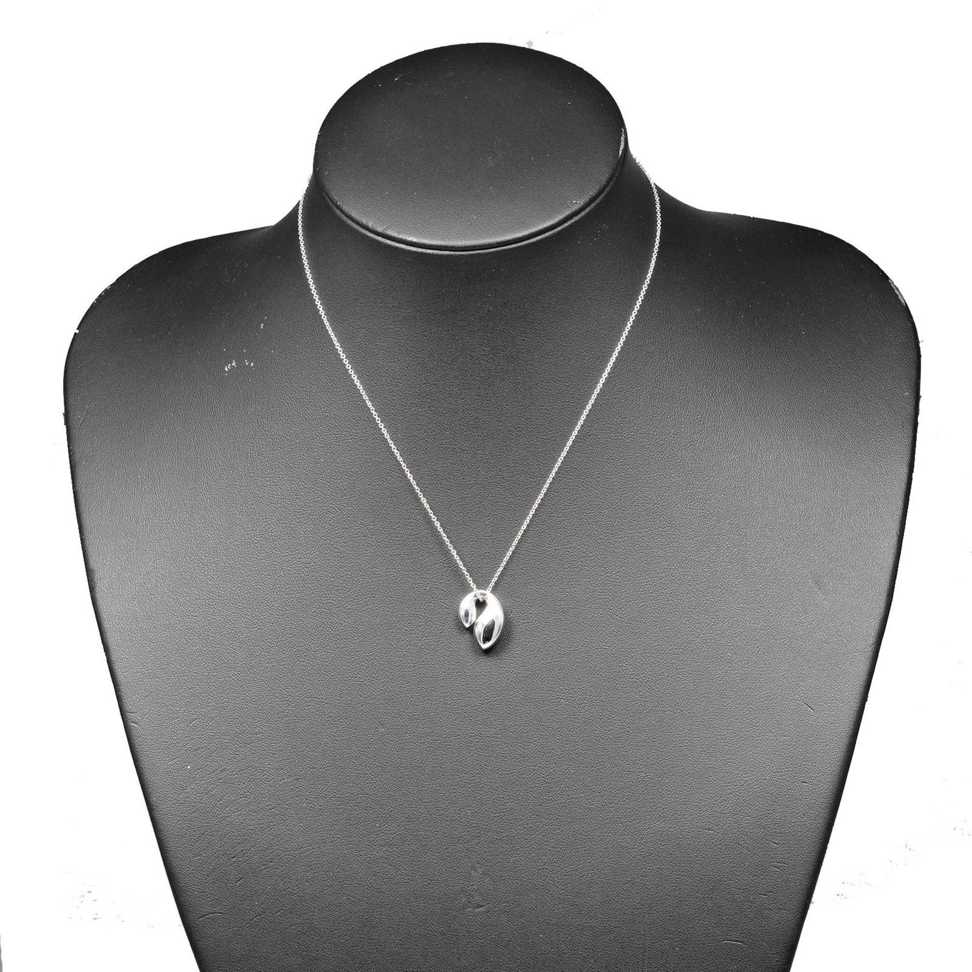 Tiffany & Co. Tiffany & Co. Double Teardrop Necklace, 925 Silver, Approx. 5.42g Size ONE SIZE - 2 Thumbnail