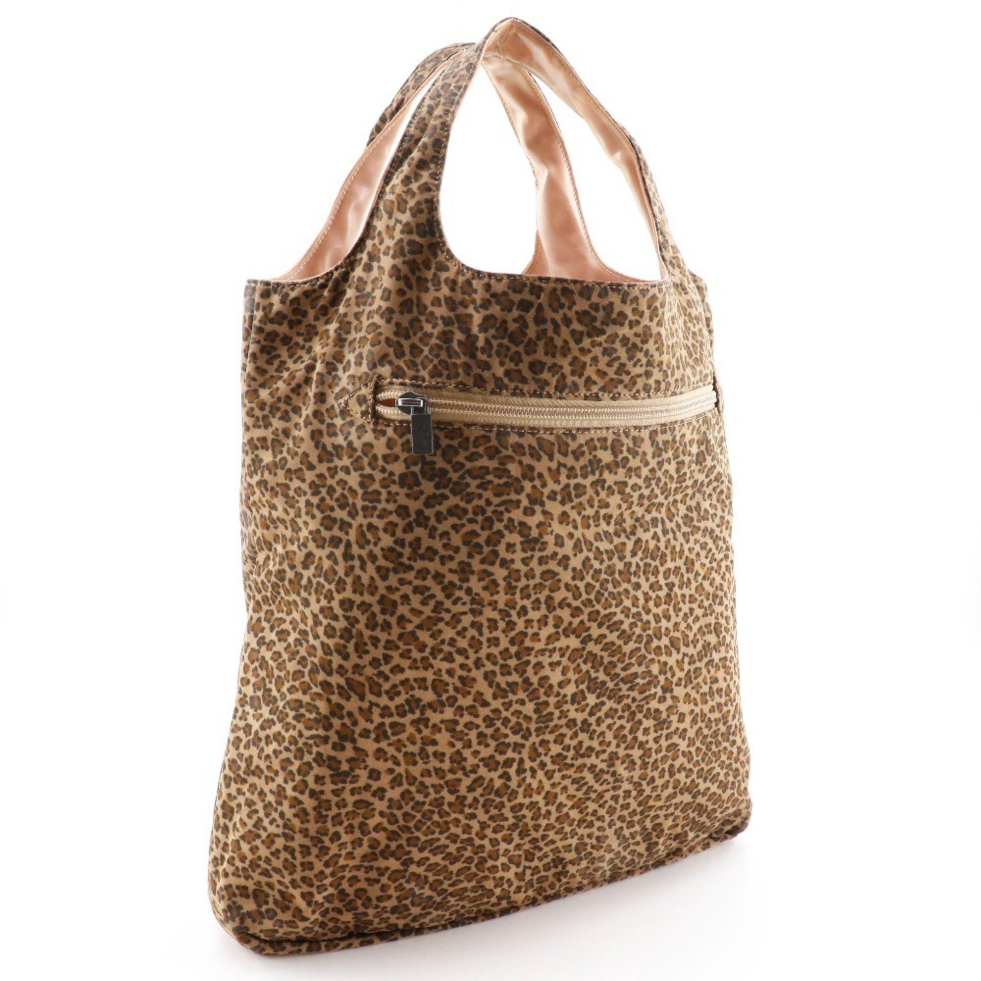 Bottega Veneta BOTTEGA VENETA Reversible handbag Leopard print Polyurethane x vinyl Brown/Pink Women's Size ONE SIZE - 3 Thumbnail