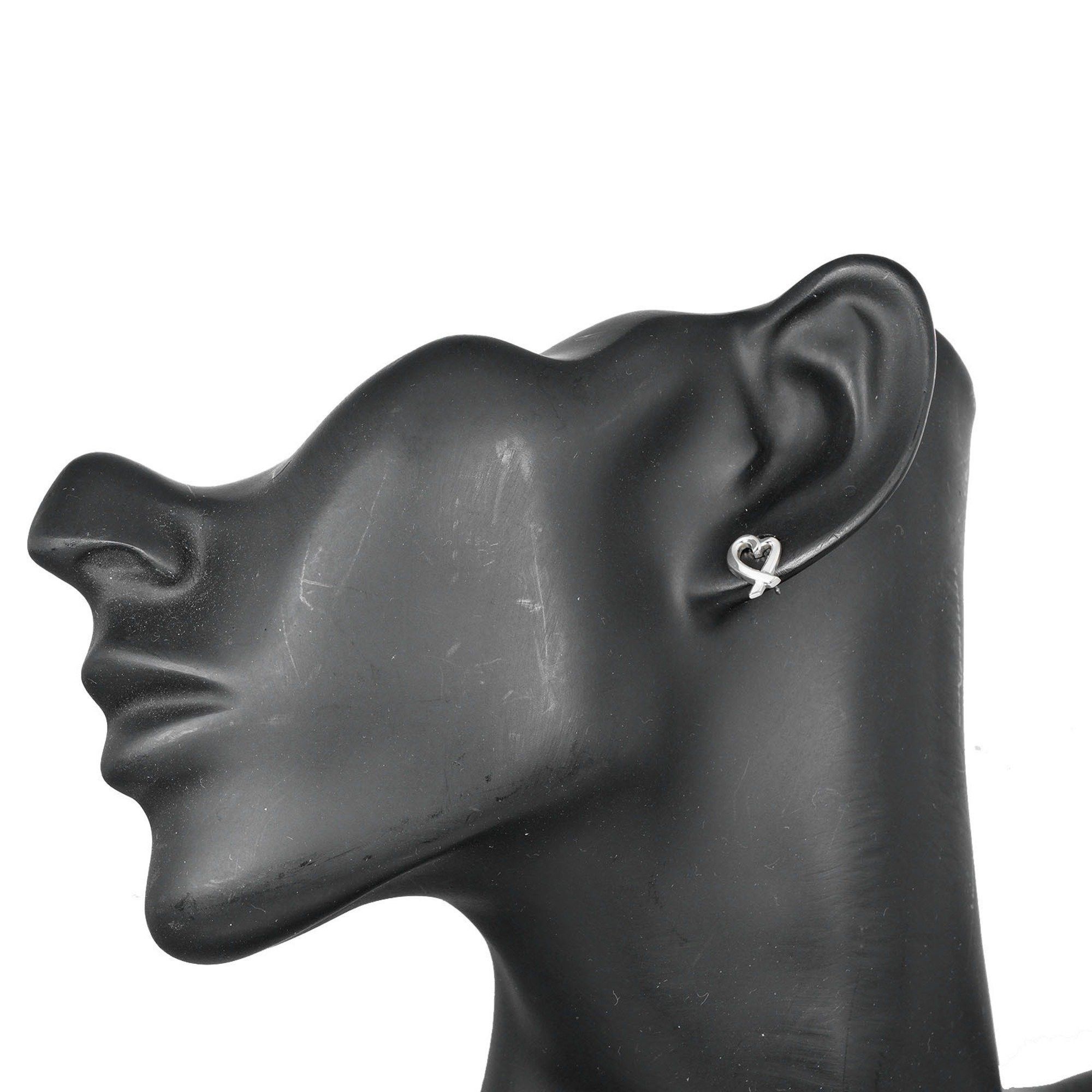 Tiffany & Co. Tiffany & Co. Loving Heart Earrings, 925 Silver, approx. 1.25g Size ONE SIZE - 2 Thumbnail