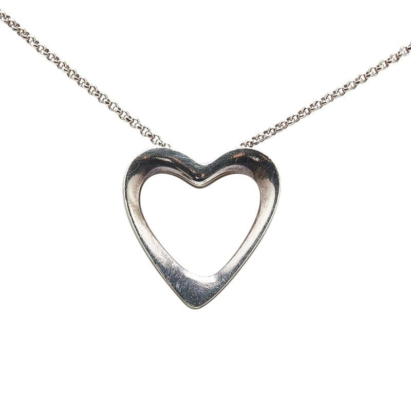 Other Other Georg Jensen Open Heart Necklace SV925 Metal Necklace DUTY FREE for USA Size ONE SIZE - 2 Thumbnail