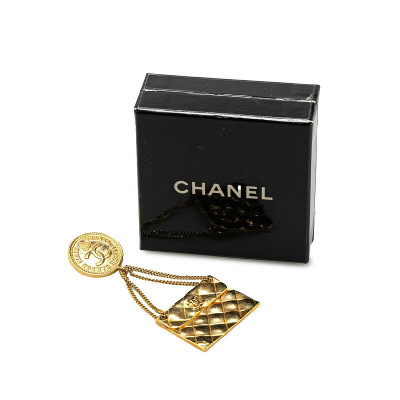Chanel Chanel Chanel Gold Plated Coco Mark 31 RUE CAMBON PARIS Matelasse Brooch Metal Brooch DUTY FREE for USA Size ONE SIZE - 4 Thumbnail