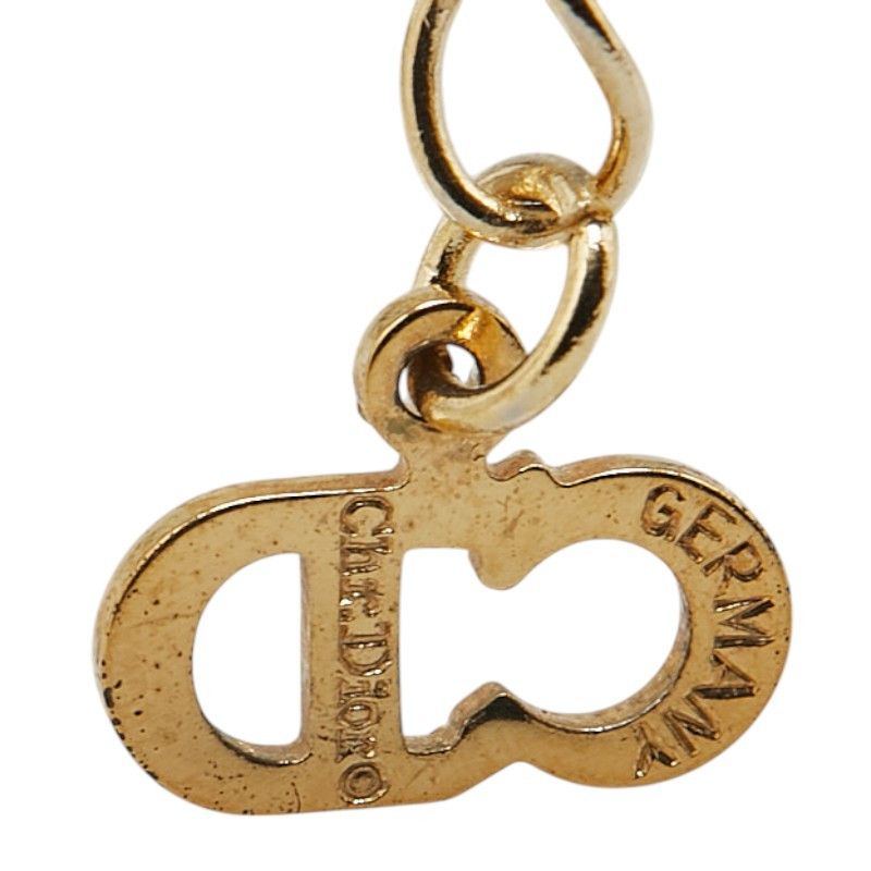 Dior Dior Dior CD Logo Rhinestone Necklace Metal Necklace Size ONE SIZE - 5 Thumbnail