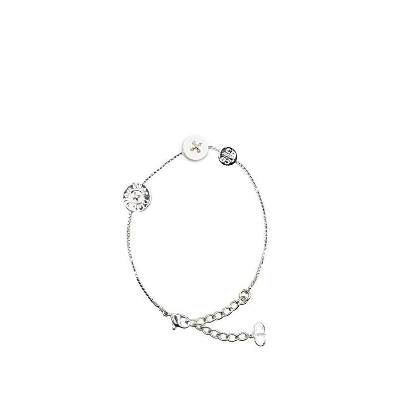 Dior Dior Dior Button Motif Bracelet Metal Bracelet DUTY FREE for USA Size ONE SIZE - 3 Thumbnail