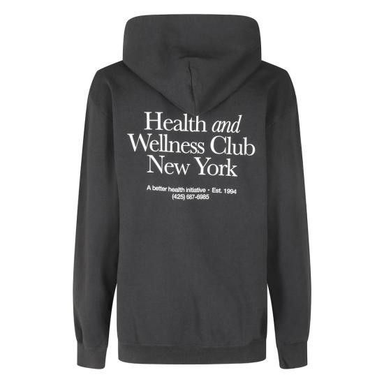 Sporty & Rich SPORTY & RICH Women Hoodies ST070622016BA FADBK BLACK Size XL / US 12-14 / IT 48-50 - 2 Thumbnail
