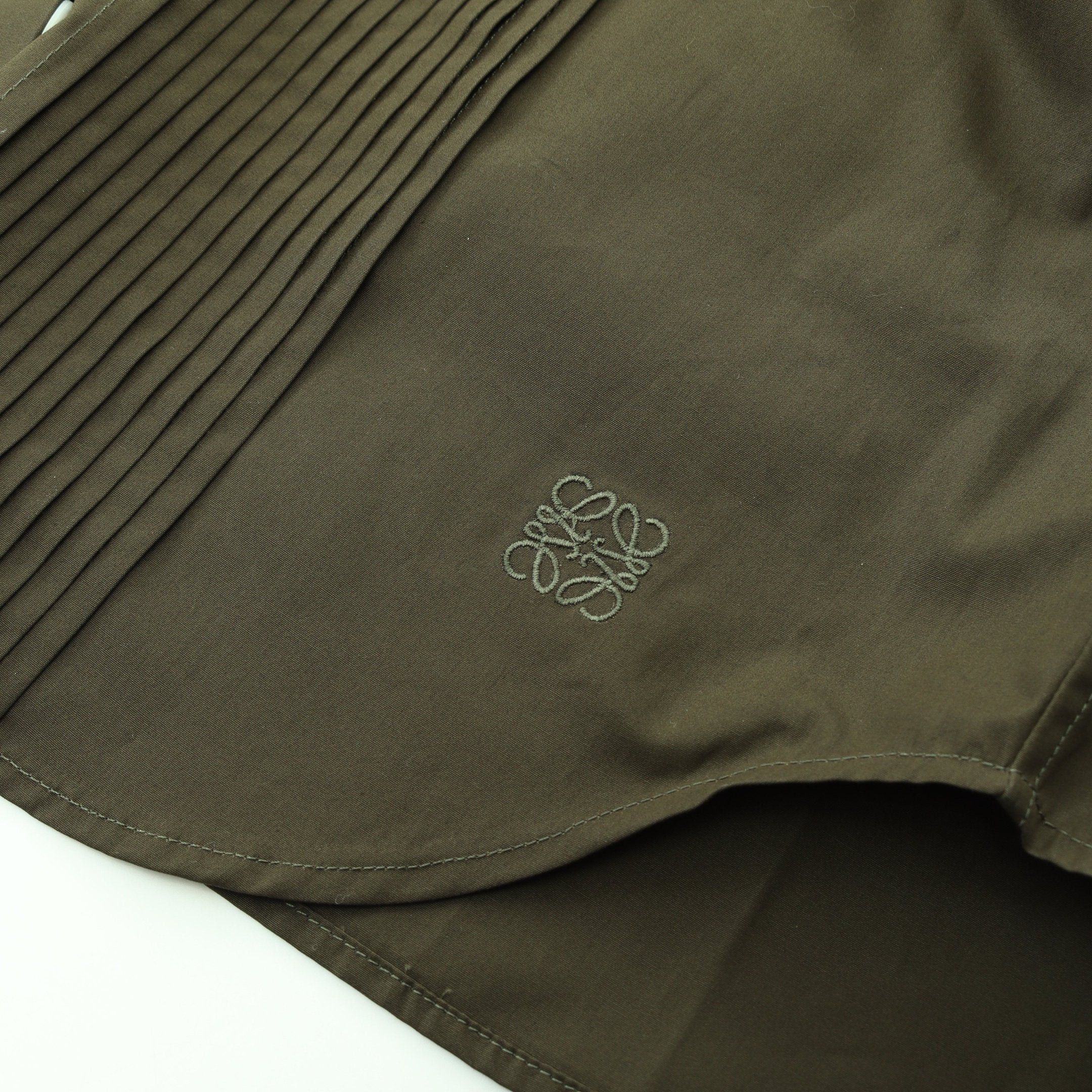 Loewe Loewe Anagram Shirt Cotton Khaki Green Size ONE SIZE - 6 Thumbnail