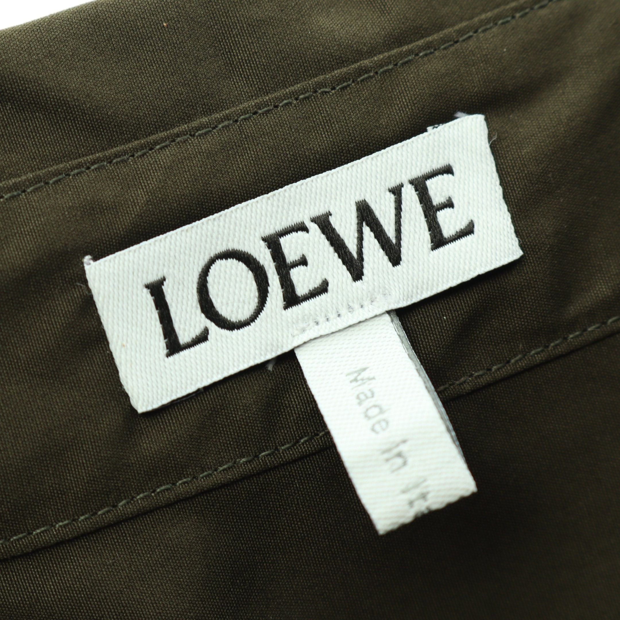 Loewe Loewe Anagram Shirt Cotton Khaki Green Size ONE SIZE - 3 Thumbnail