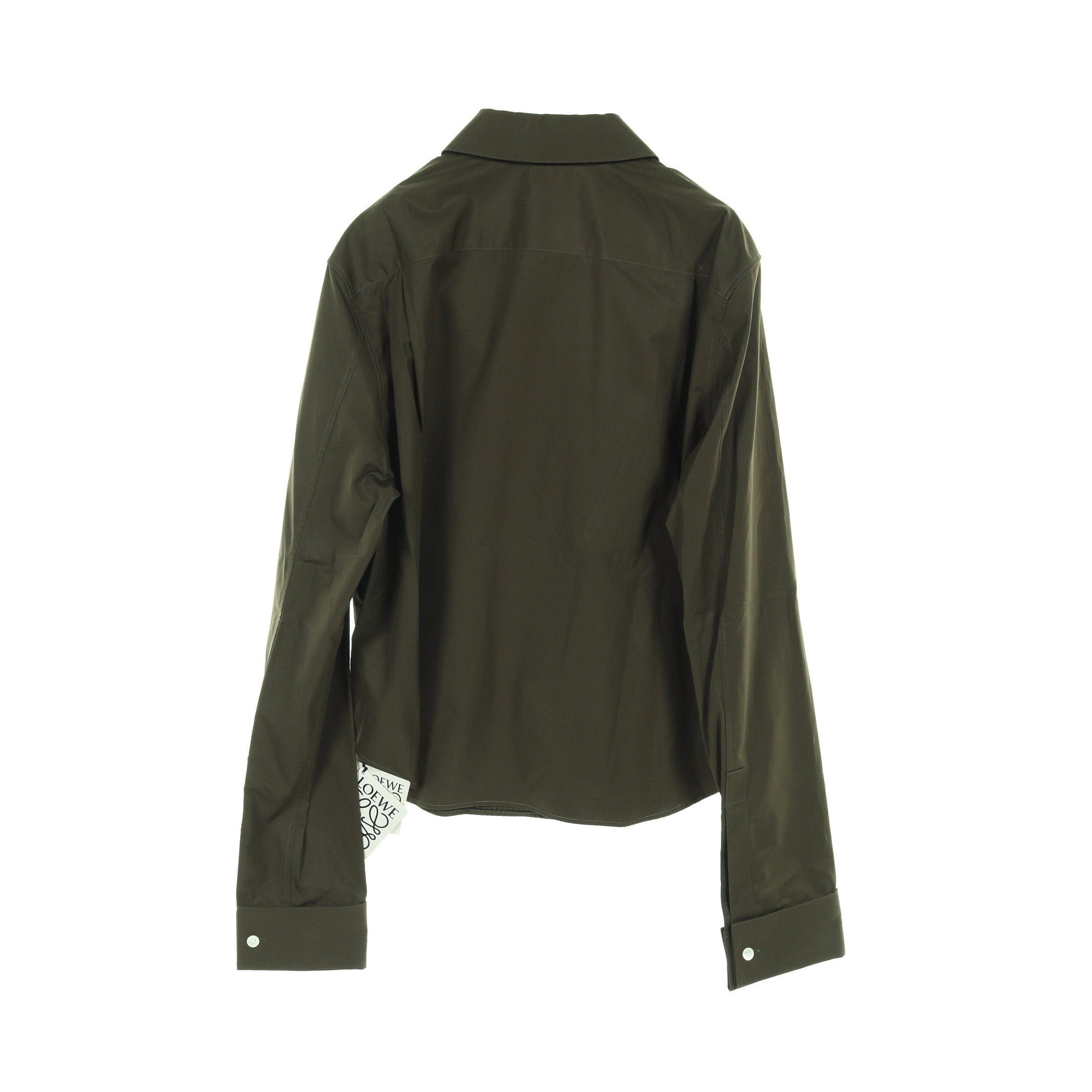Loewe Loewe Anagram Shirt Cotton Khaki Green Size ONE SIZE - 2 Thumbnail