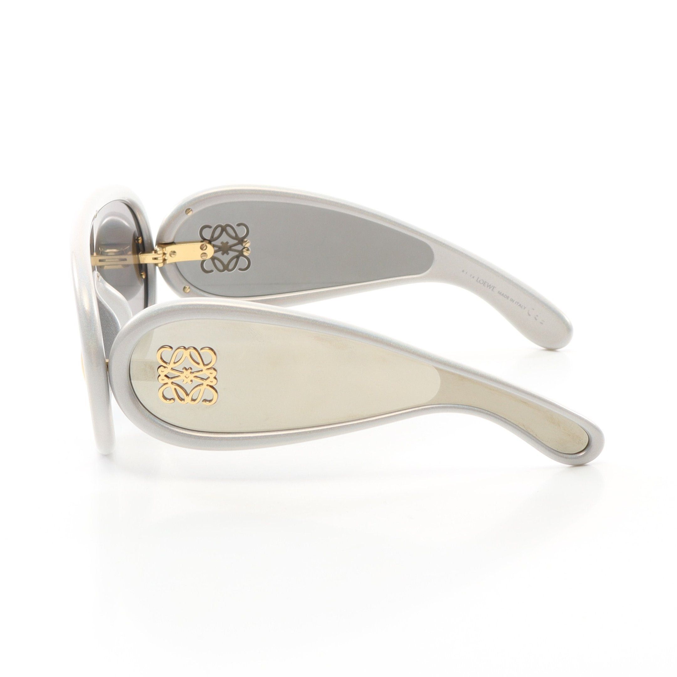 Loewe Loewe Wave Mask Sunglasses Light Gray Size ONE SIZE - 3 Thumbnail