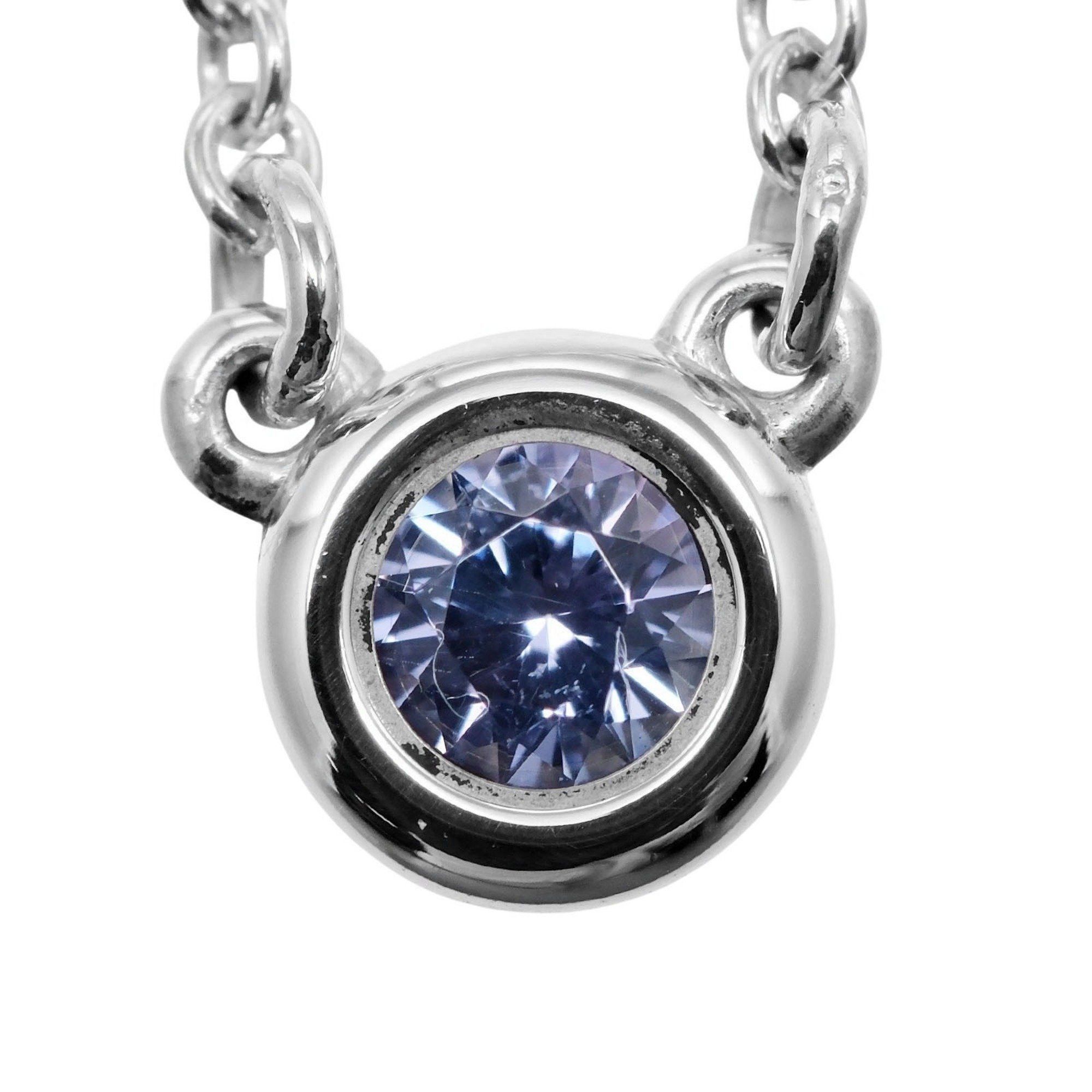 Tiffany & Co. Tiffany & Co. Color by the Yard Blue Necklace, 925 Silver, Colored Stones, Approx. 1.64g Size ONE SIZE - 4 Thumbnail