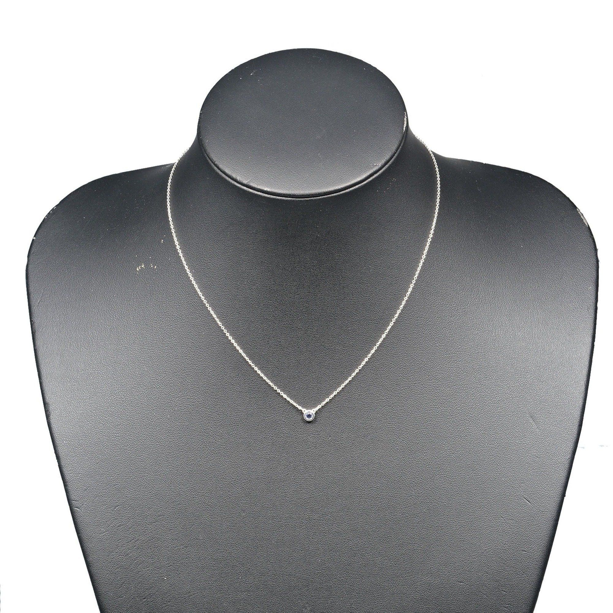 Tiffany & Co. Tiffany & Co. Color by the Yard Blue Necklace, 925 Silver, Colored Stones, Approx. 1.64g Size ONE SIZE - 2 Thumbnail