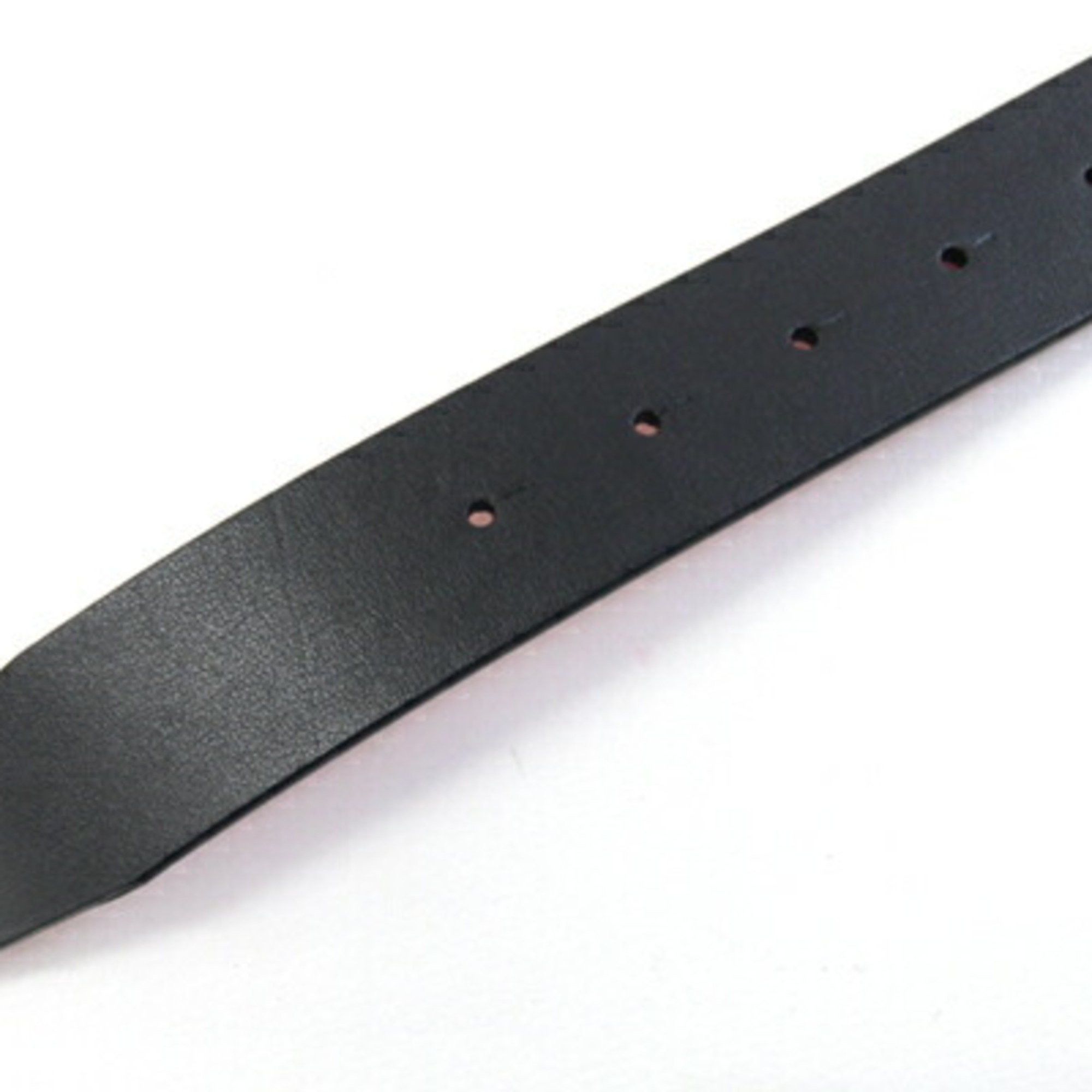 Christian Louboutin Christian Louboutin Louboutin Belt Lewis 1195195 Black Red Leather 85cm Spike Studs Men's Christian Size ONE SIZE - 4 Thumbnail