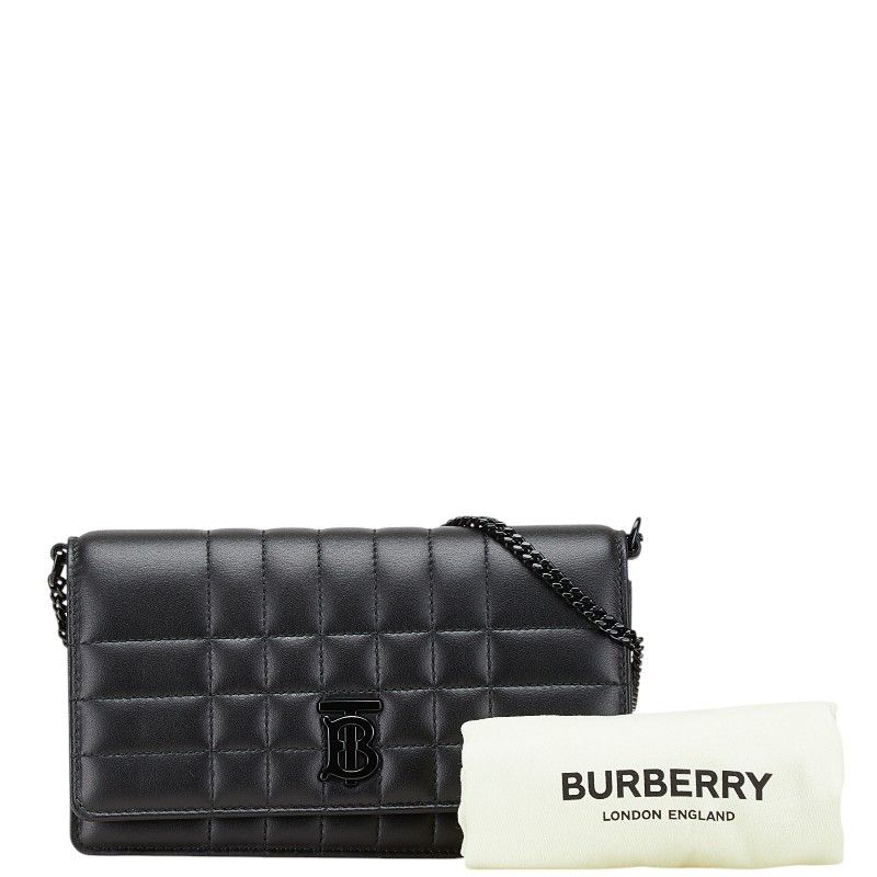 Burberry Burberry Burberry Lola Clutch TB Logo Leather Shoulder Bag Leather Shoulder Bag Size ONE SIZE - 11 Thumbnail