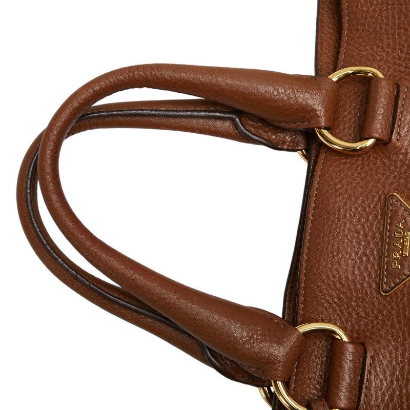 Prada Prada Prada Triangle Logo Plate 2way Bag Leather Shoulder Bag DUTY FREE for USA Size ONE SIZE - 10 Thumbnail