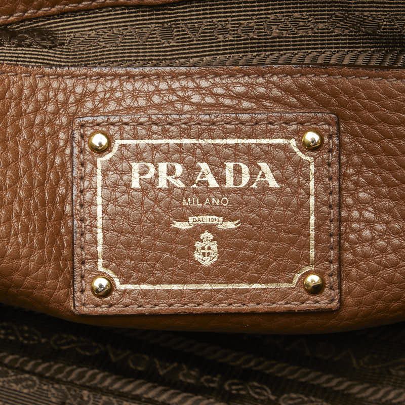 Prada Prada Prada Triangle Logo Plate 2way Bag Leather Shoulder Bag DUTY FREE for USA Size ONE SIZE - 13 Thumbnail
