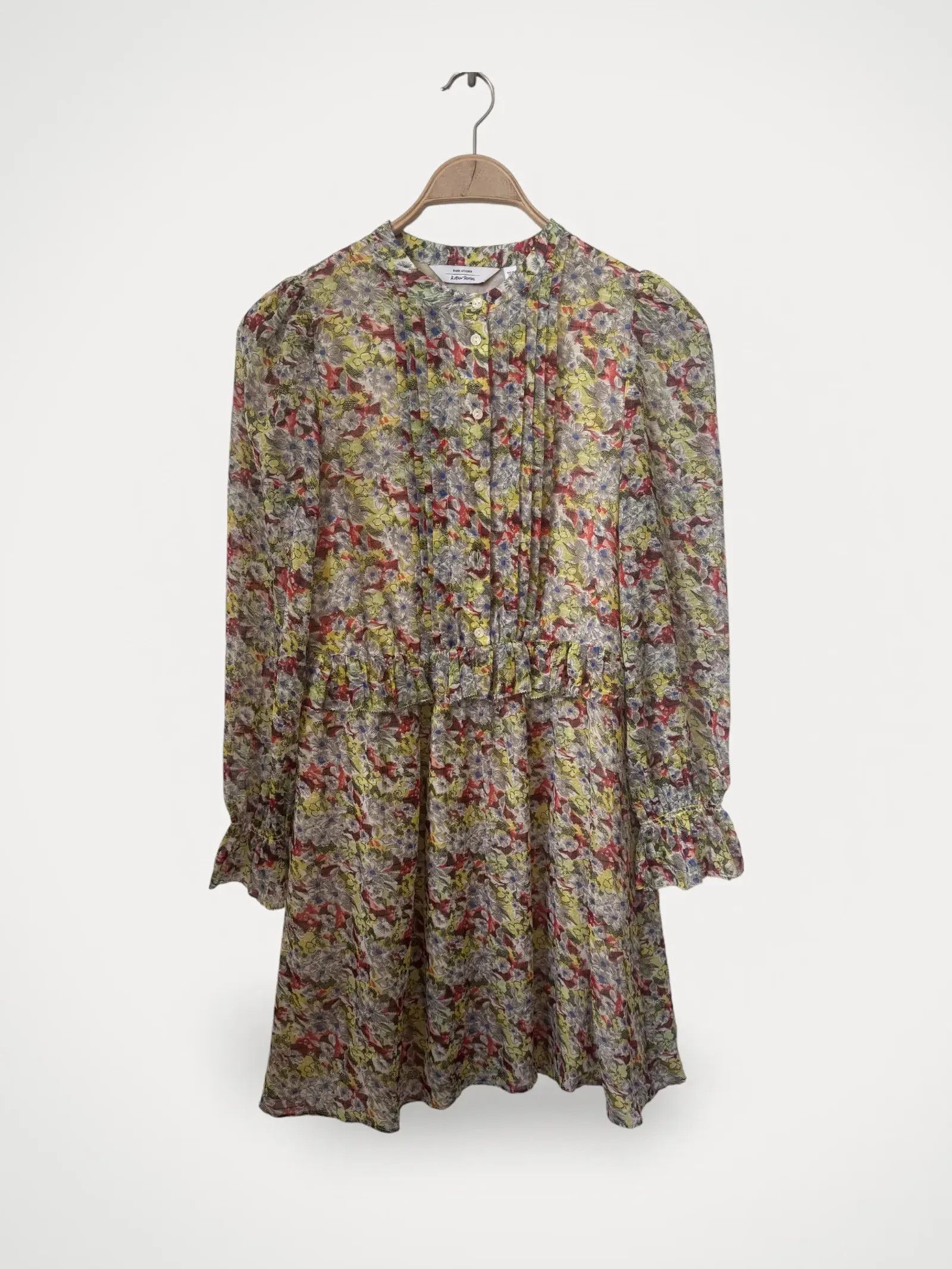 & Other Stories & Other Stories Floral Ruffled Mini Dress Dress Size S / US 4 / IT 40 - 2 Thumbnail