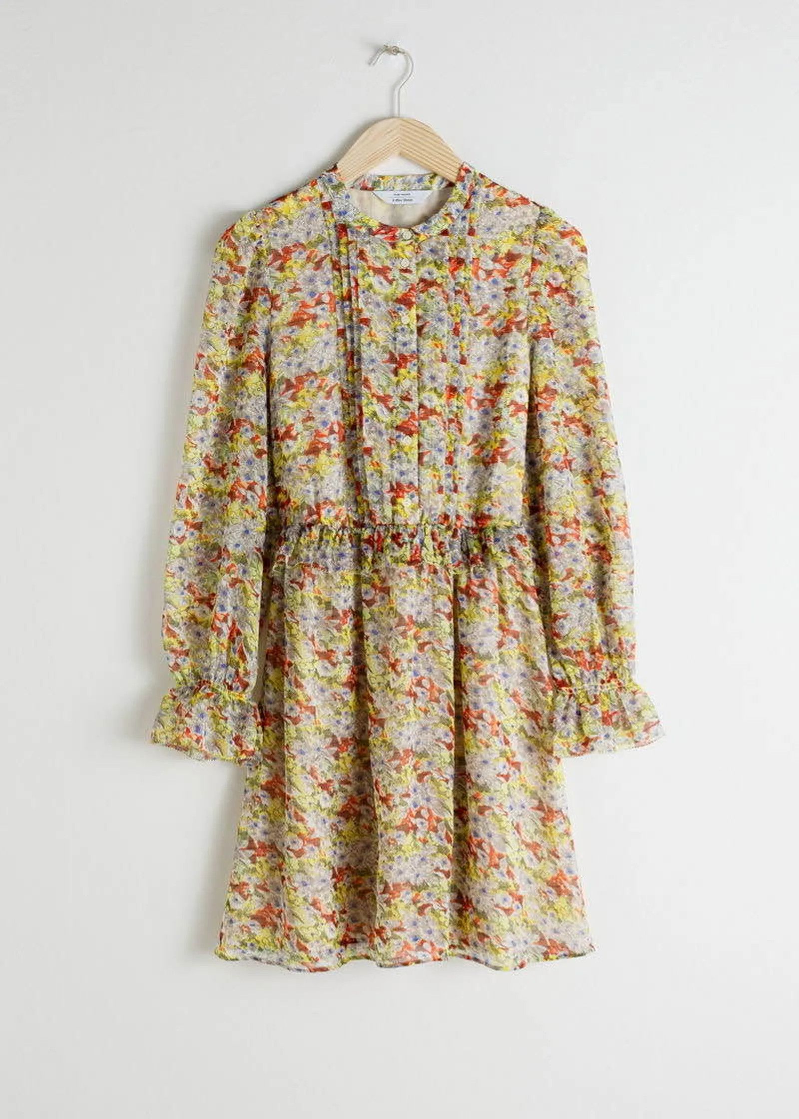 & Other Stories & Other Stories Floral Ruffled Mini Dress Dress Size S / US 4 / IT 40 - 6 Thumbnail