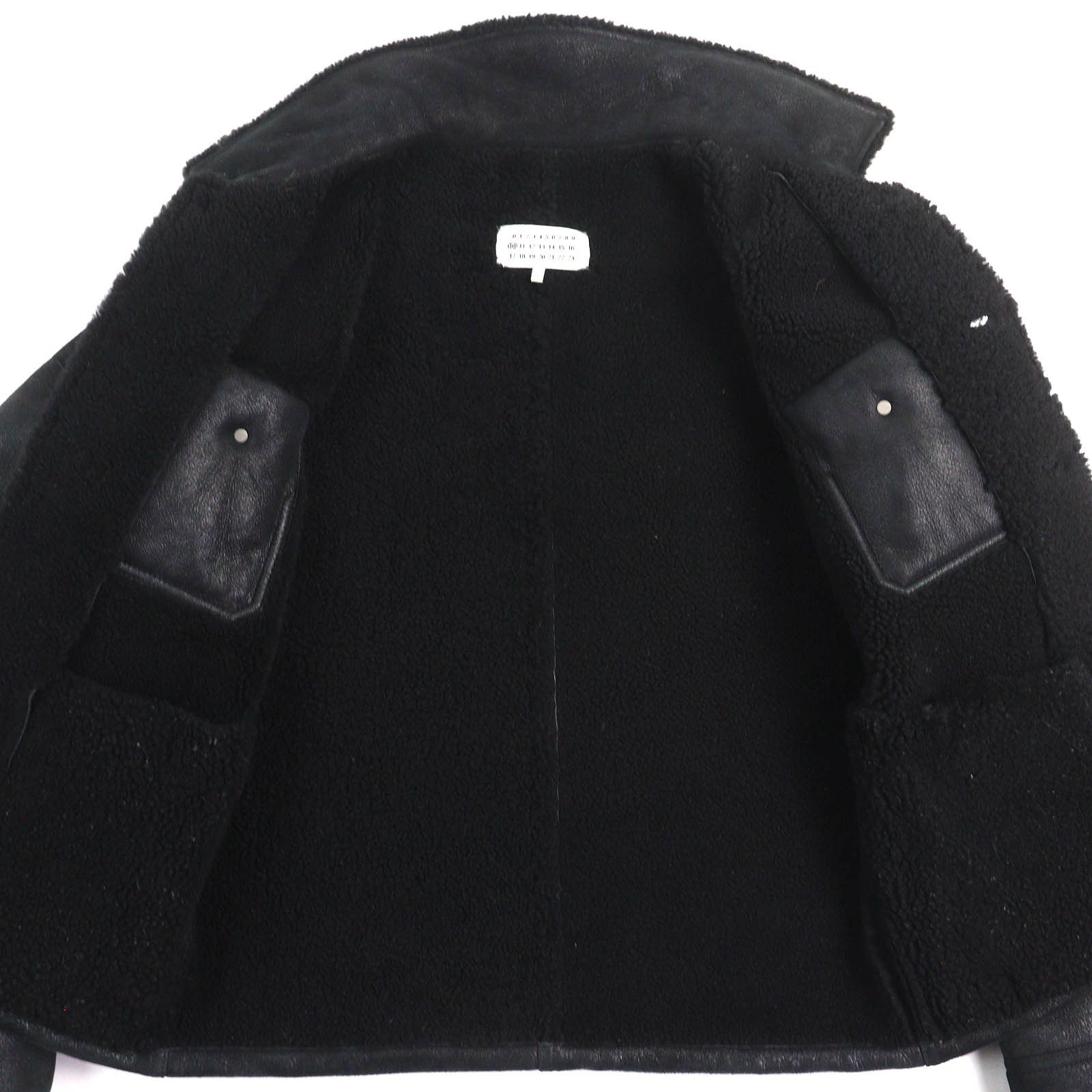 Maison Margiela Maison Martin Margiela Maison Margiela 10 S30AM0466 Lambskin Cotton Jacket Leather Outerwear S30AM0466 Size ONE SIZE - 3 Thumbnail