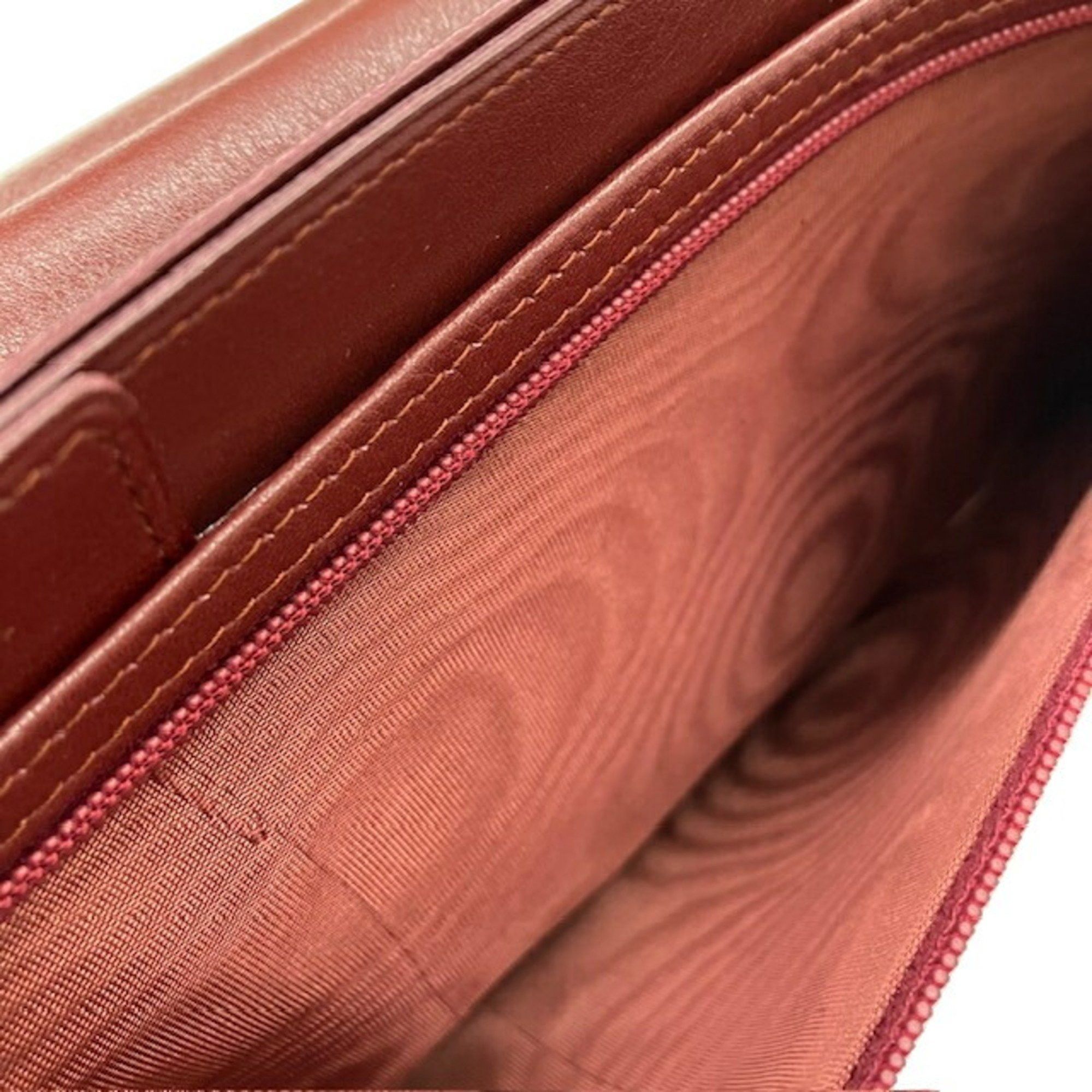 Cartier Cartier Must Line Clutch Bag Bordeaux Second for Women Size ONE SIZE - 17 Thumbnail