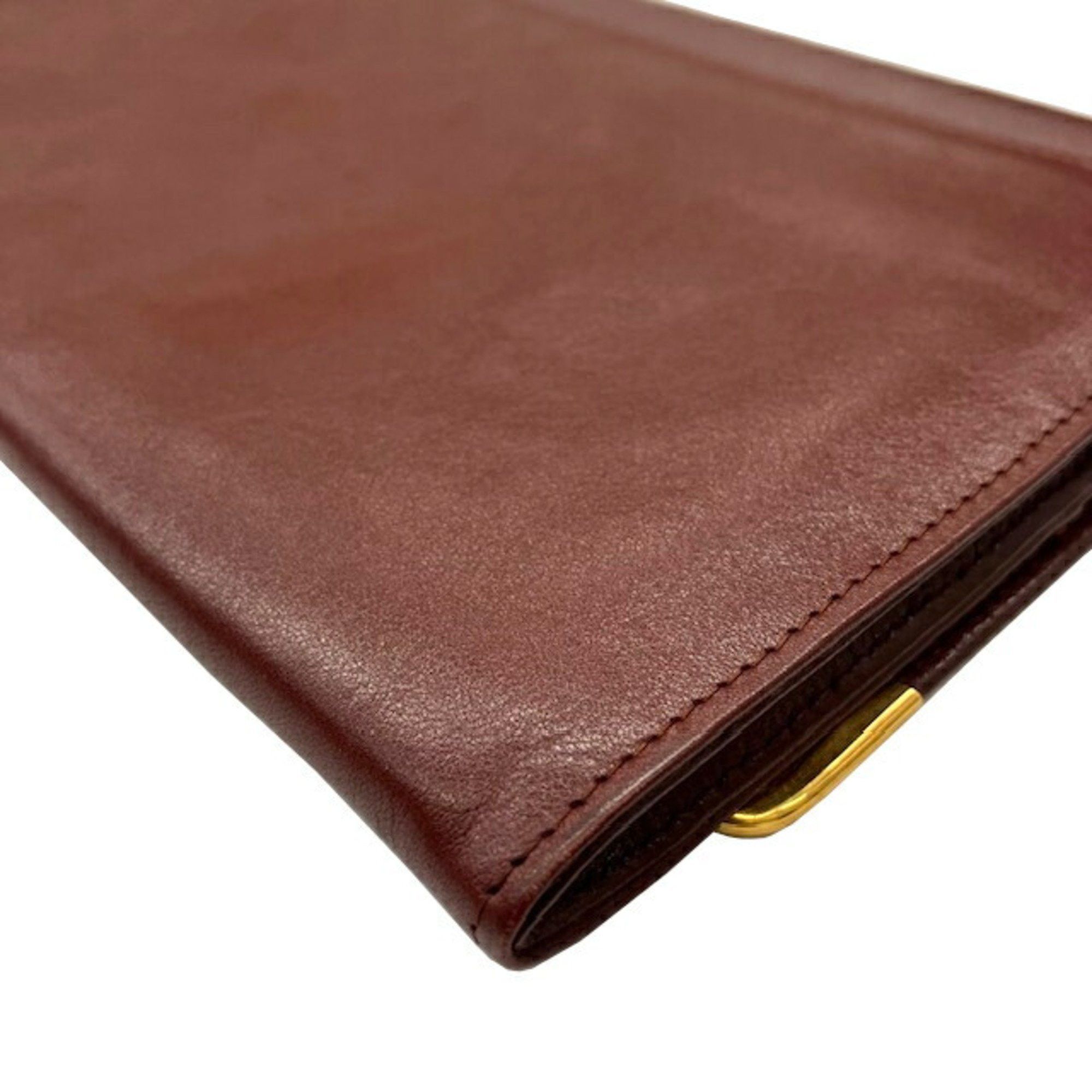 Cartier Cartier Must Line Clutch Bag Bordeaux Second for Women Size ONE SIZE - 7 Thumbnail