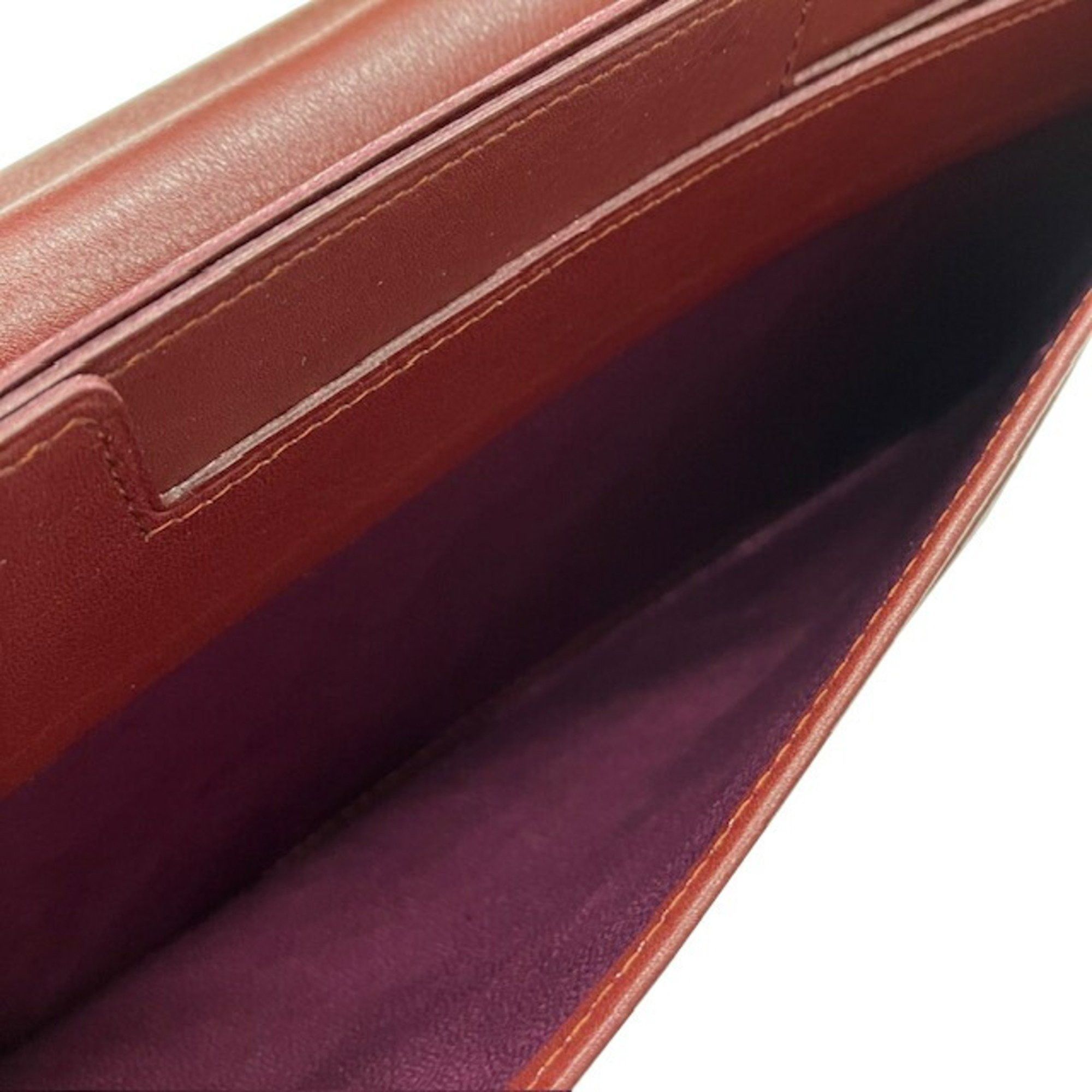 Cartier Cartier Must Line Clutch Bag Bordeaux Second for Women Size ONE SIZE - 16 Thumbnail
