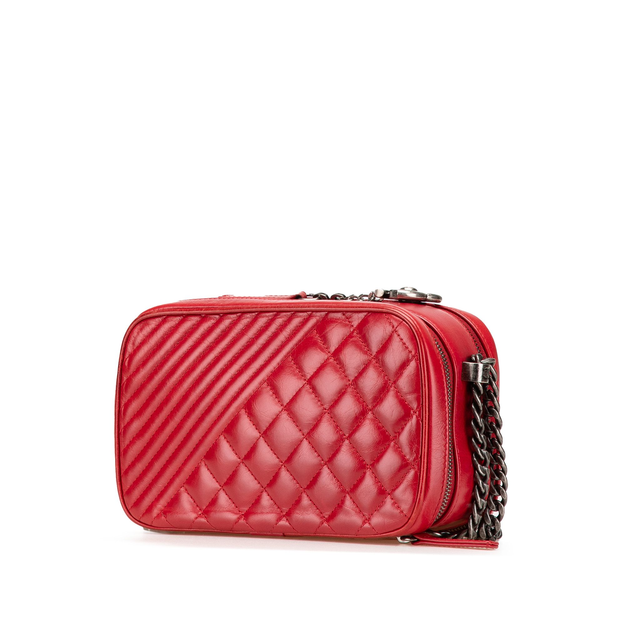Chanel Chanel Small Quilted Glazed Calfskin Coco Boy Camera Bag Size ONE SIZE - 2 Thumbnail