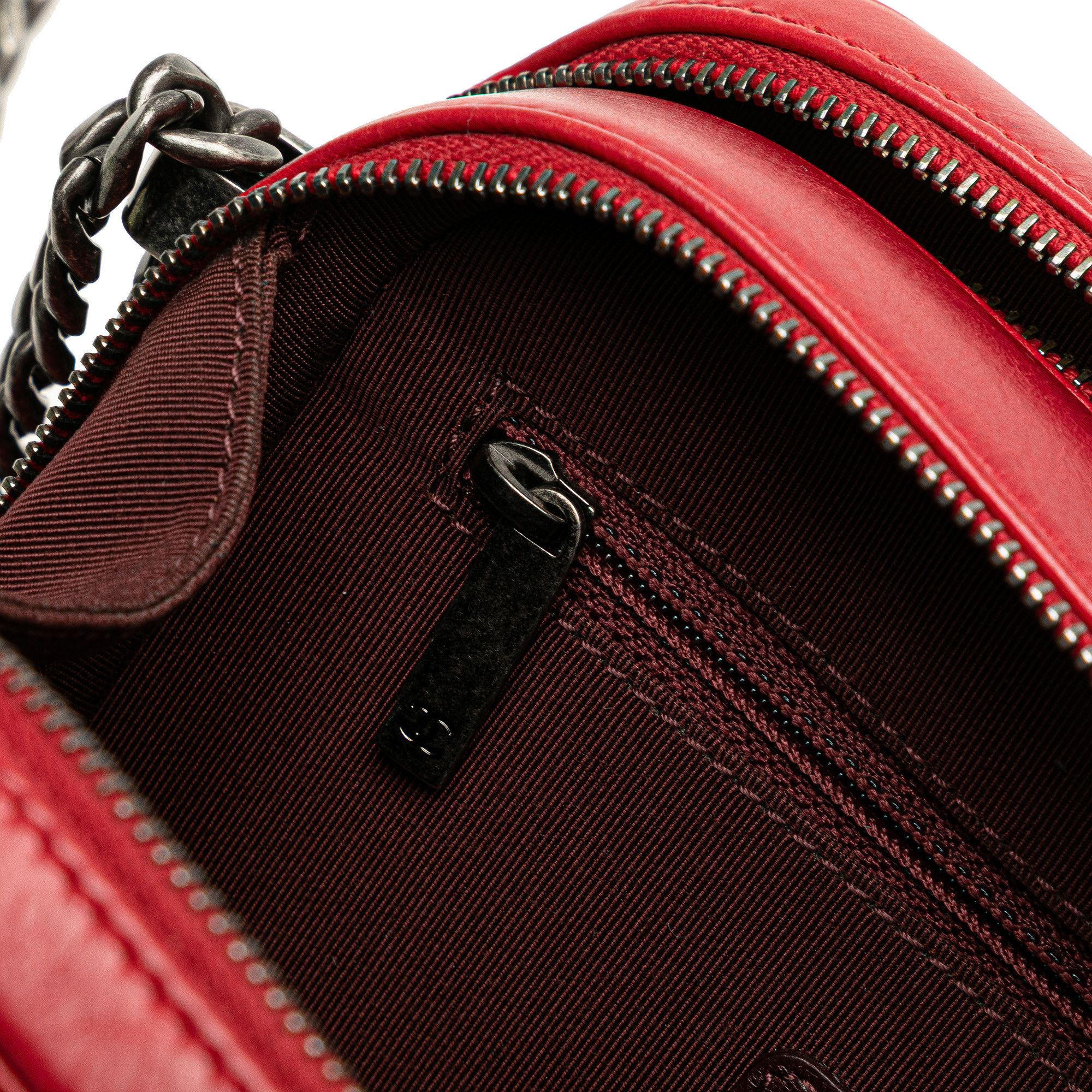 Chanel Chanel Small Quilted Glazed Calfskin Coco Boy Camera Bag Size ONE SIZE - 8 Thumbnail