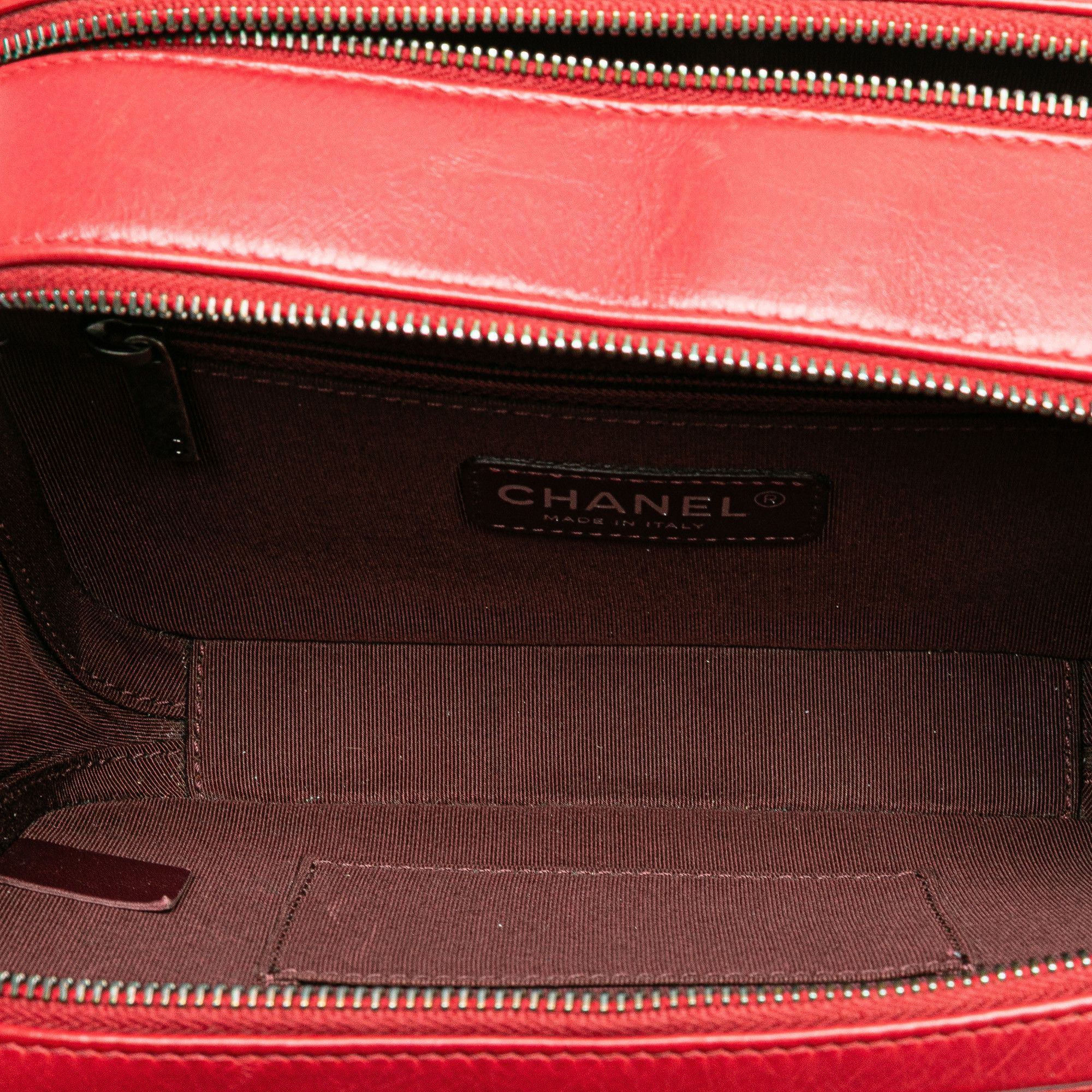 Chanel Chanel Small Quilted Glazed Calfskin Coco Boy Camera Bag Size ONE SIZE - 4 Thumbnail