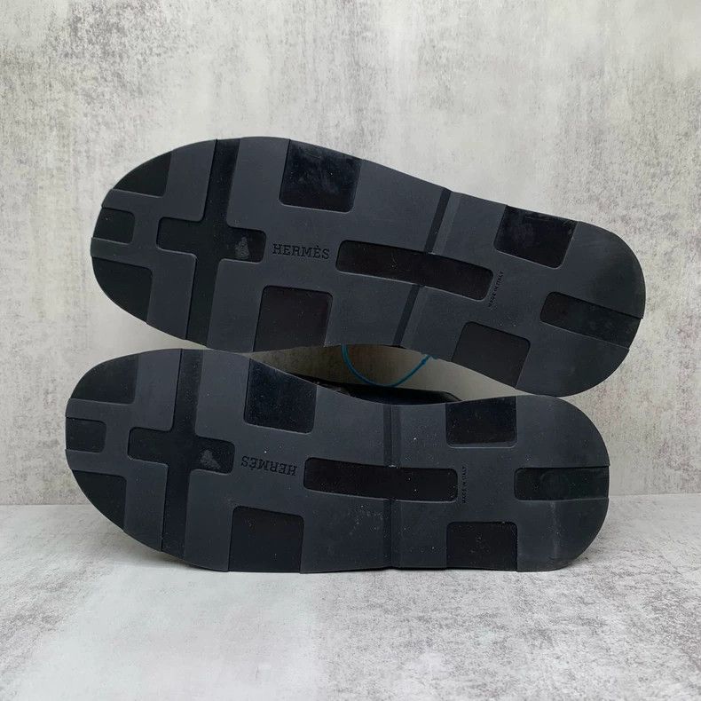 Hermes Hermes Men's Black Slip-On Sandals Size 41 Size US 9 / EU 42 - 7 Thumbnail