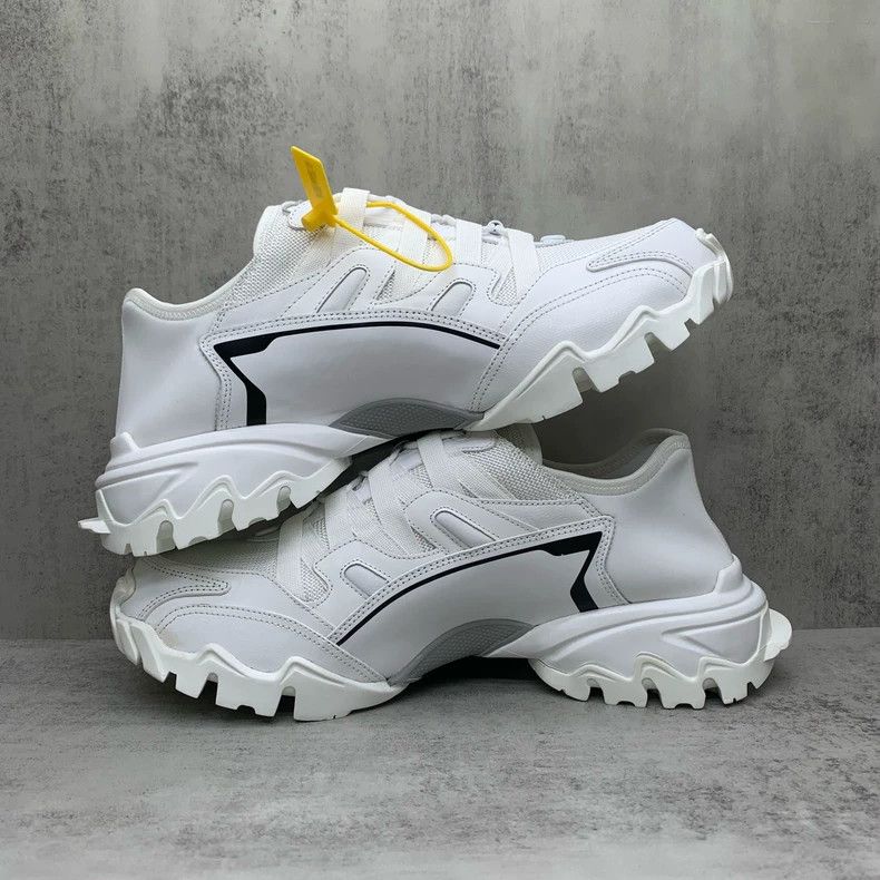 Valentino Valentino White Low-Top Running Shoes Size 43 Size US 10.5 / EU 43-44 - 3 Thumbnail