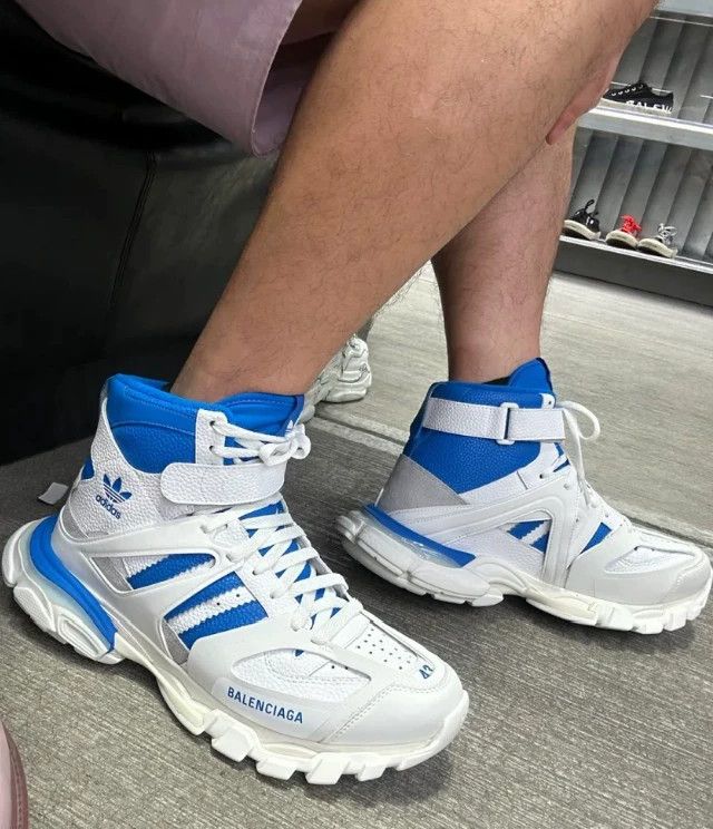 Balenciaga Adidas x Balenciaga High-Top Sneakers Size US 9 / EU 42 - 8 Thumbnail