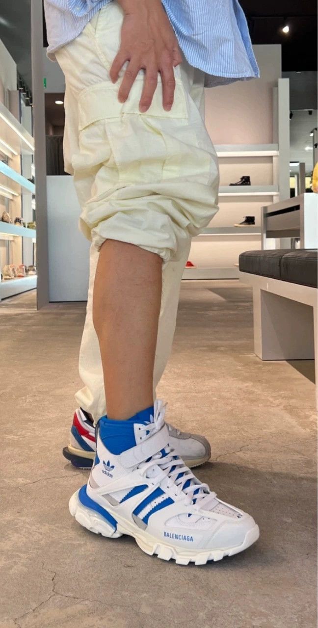 Balenciaga Adidas x Balenciaga High-Top Sneakers Size US 9 / EU 42 - 9 Thumbnail