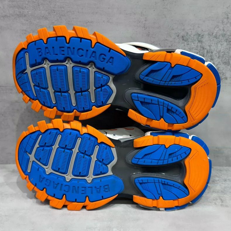 Balenciaga Balenciaga Track Sneakers White Blue Orange Size US 7.5 / EU 40-41 - 7 Thumbnail