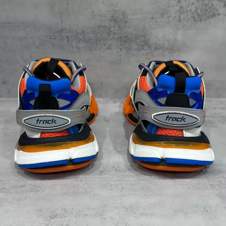 Balenciaga Balenciaga Track Sneakers White Blue Orange Size US 7.5 / EU 40-41 - 5 Thumbnail