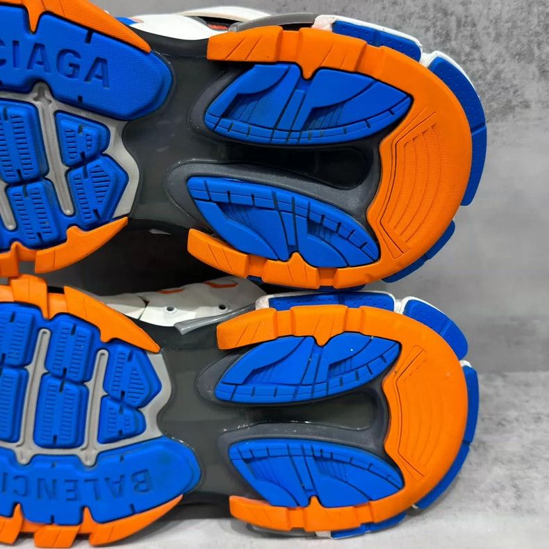 Balenciaga Balenciaga Track Sneakers White Blue Orange Size US 7.5 / EU 40-41 - 9 Thumbnail
