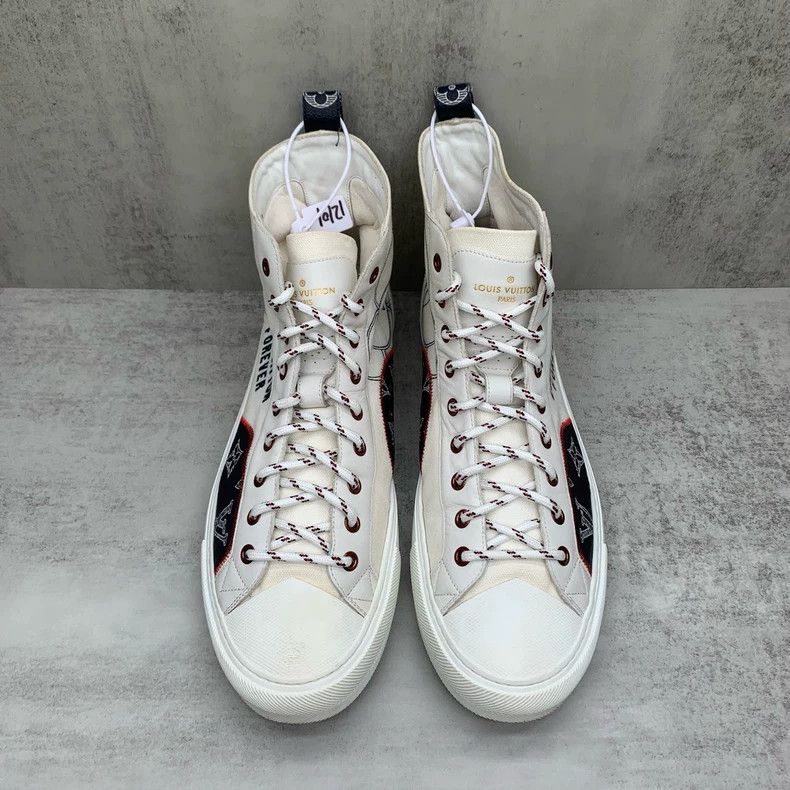 Louis Vuitton Louis Vuitton High-Top Sneakers Size 9 Size US 9 / EU 42 - 4 Thumbnail